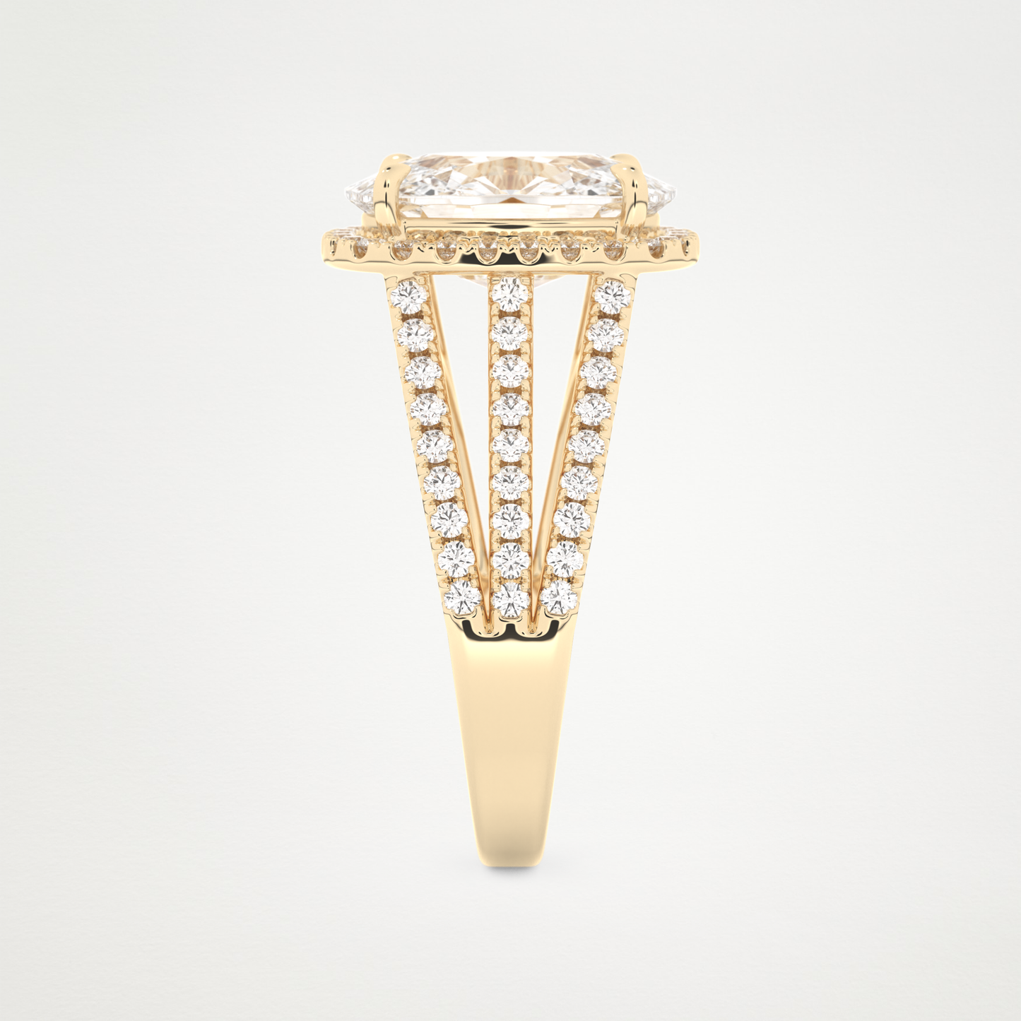 3.70 CT Moissanite Cushion Engagement Ring – Inspired by Gabbriette Bechtel 12