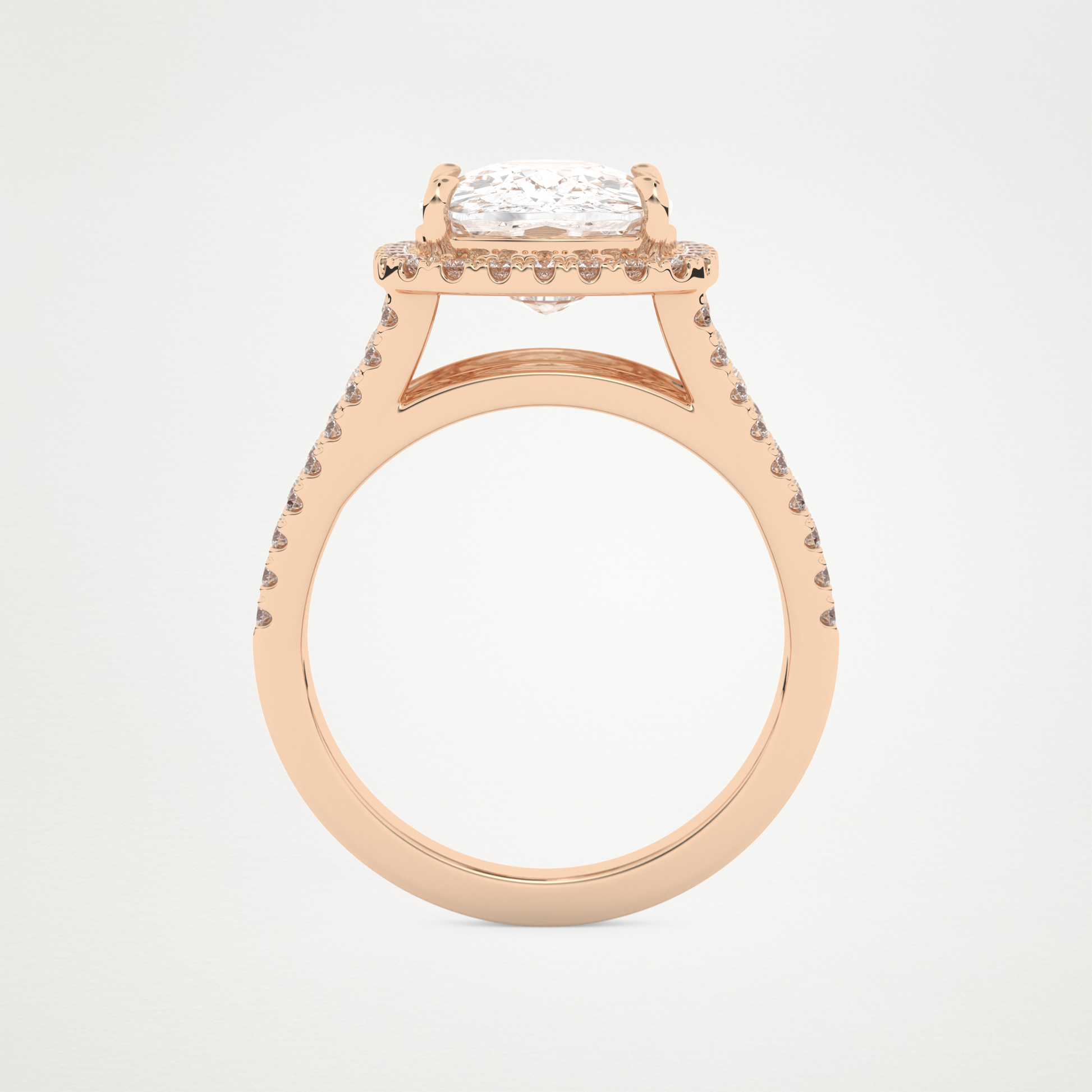 3.70 CT Moissanite Cushion Engagement Ring – Inspired by Gabbriette Bechtel 17