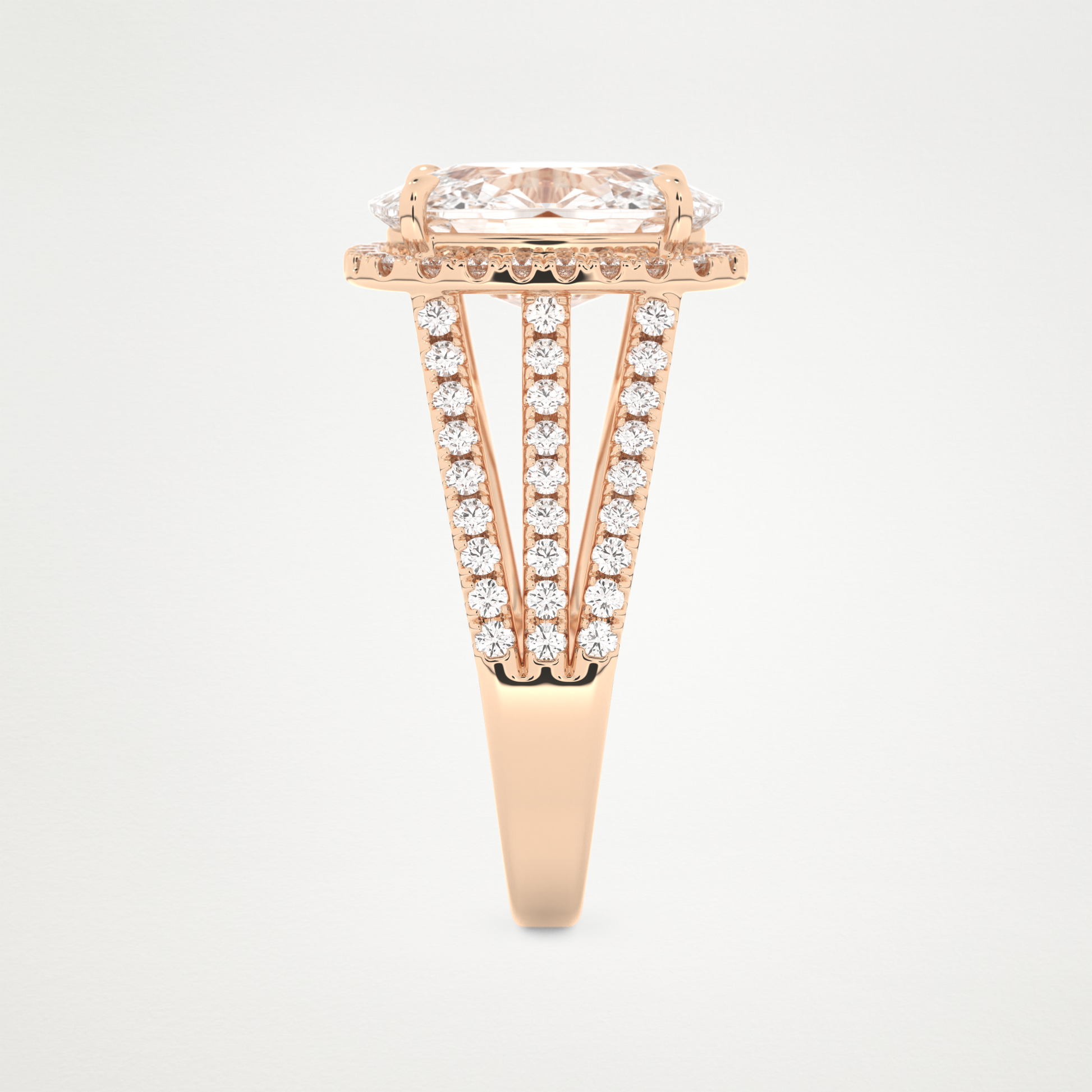 3.70 CT Moissanite Cushion Engagement Ring – Inspired by Gabbriette Bechtel 18