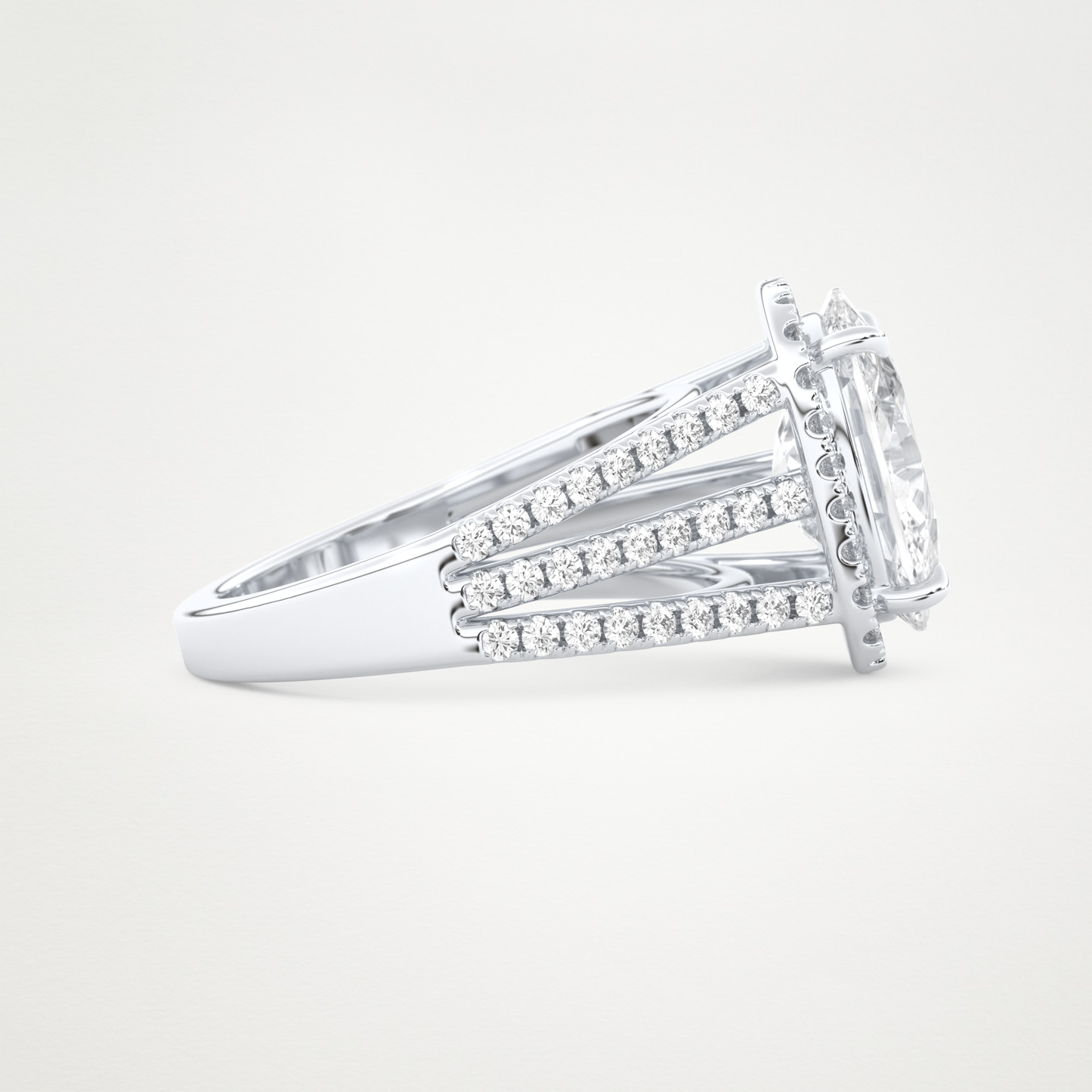 3.70 CT Moissanite Cushion Engagement Ring – Inspired by Gabbriette Bechtel 2