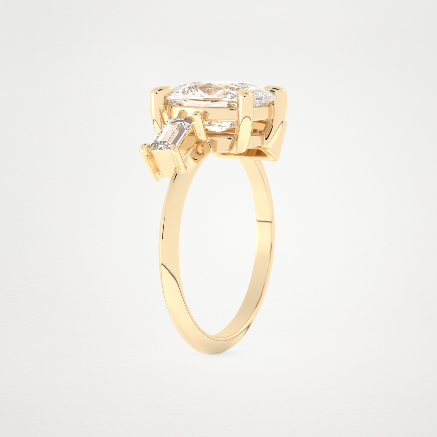 2 CT Moissanite Cushion Engagement Ring – Inspired by Kaley Cuoco 10