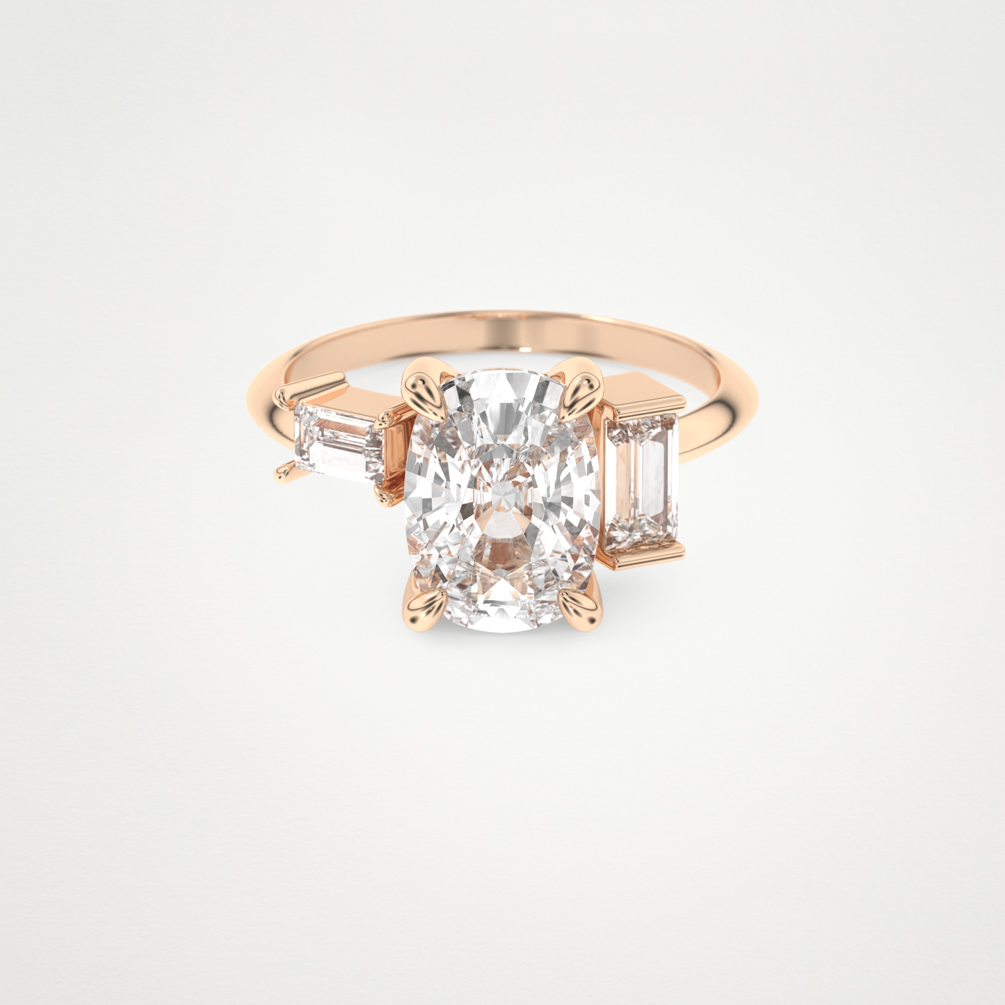 2 CT Moissanite Cushion Engagement Ring – Inspired by Kaley Cuoco 13
