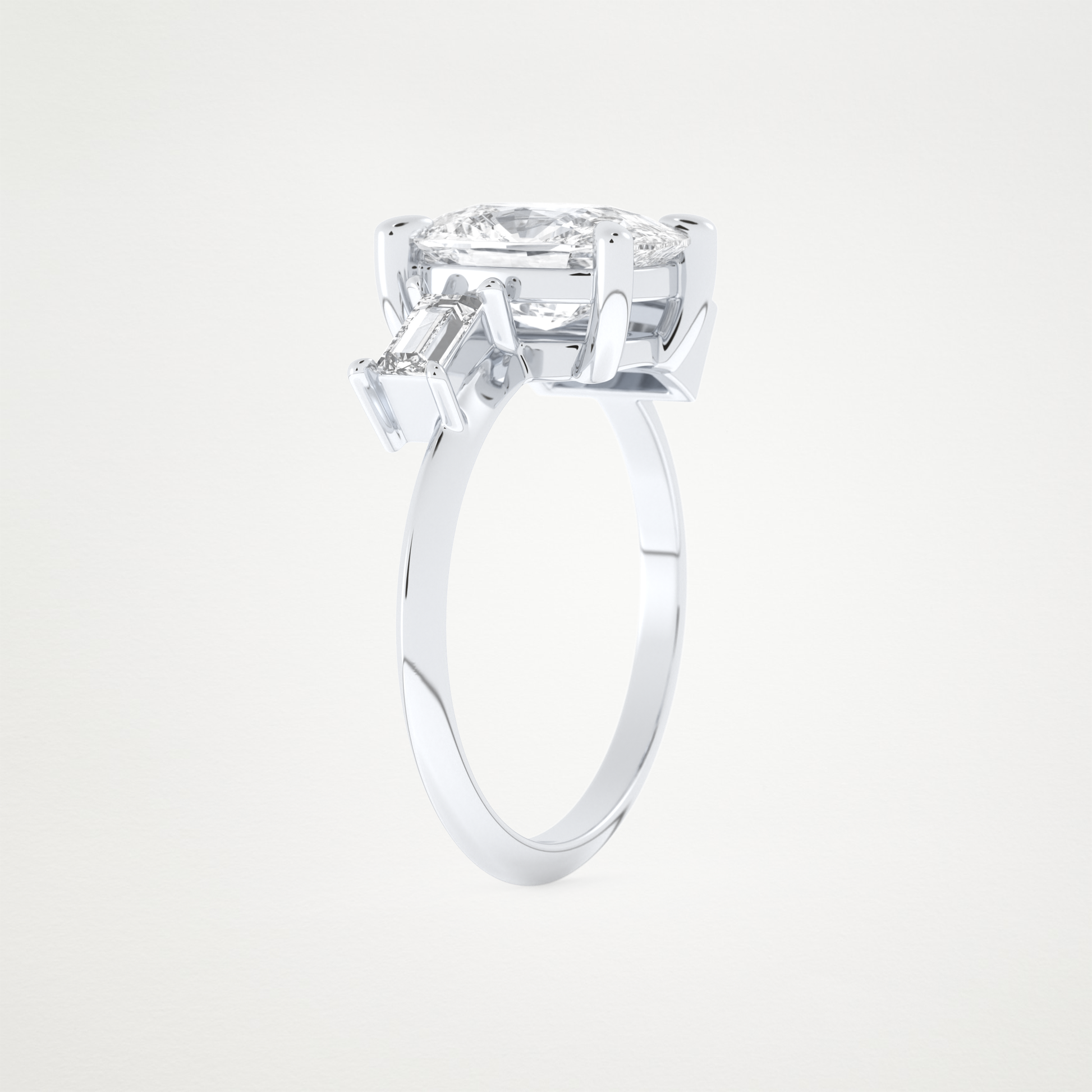 2 CT Moissanite Cushion Engagement Ring – Inspired by Kaley Cuoco 4