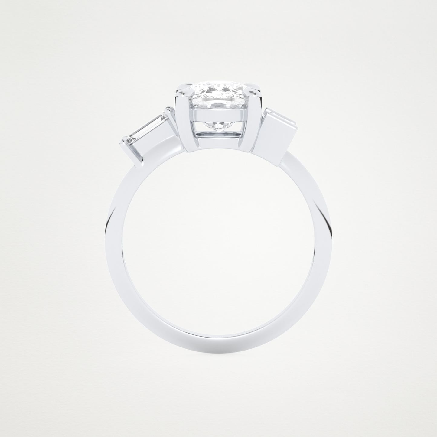 2 CT Moissanite Cushion Engagement Ring – Inspired by Kaley Cuoco 5