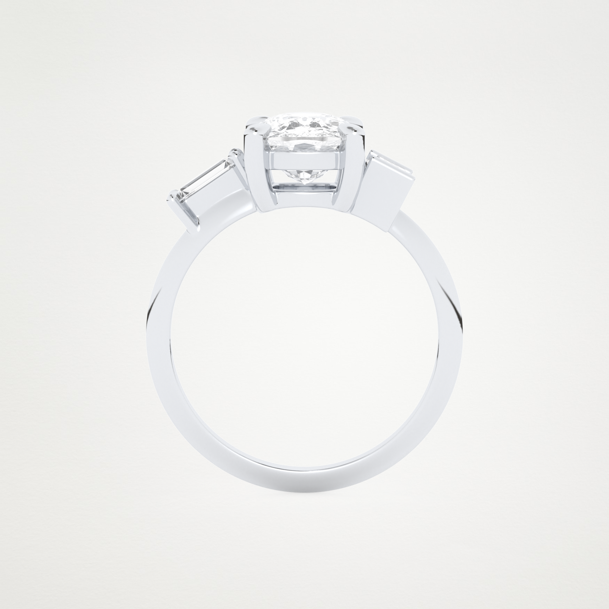 2 CT Moissanite Cushion Engagement Ring – Inspired by Kaley Cuoco 5