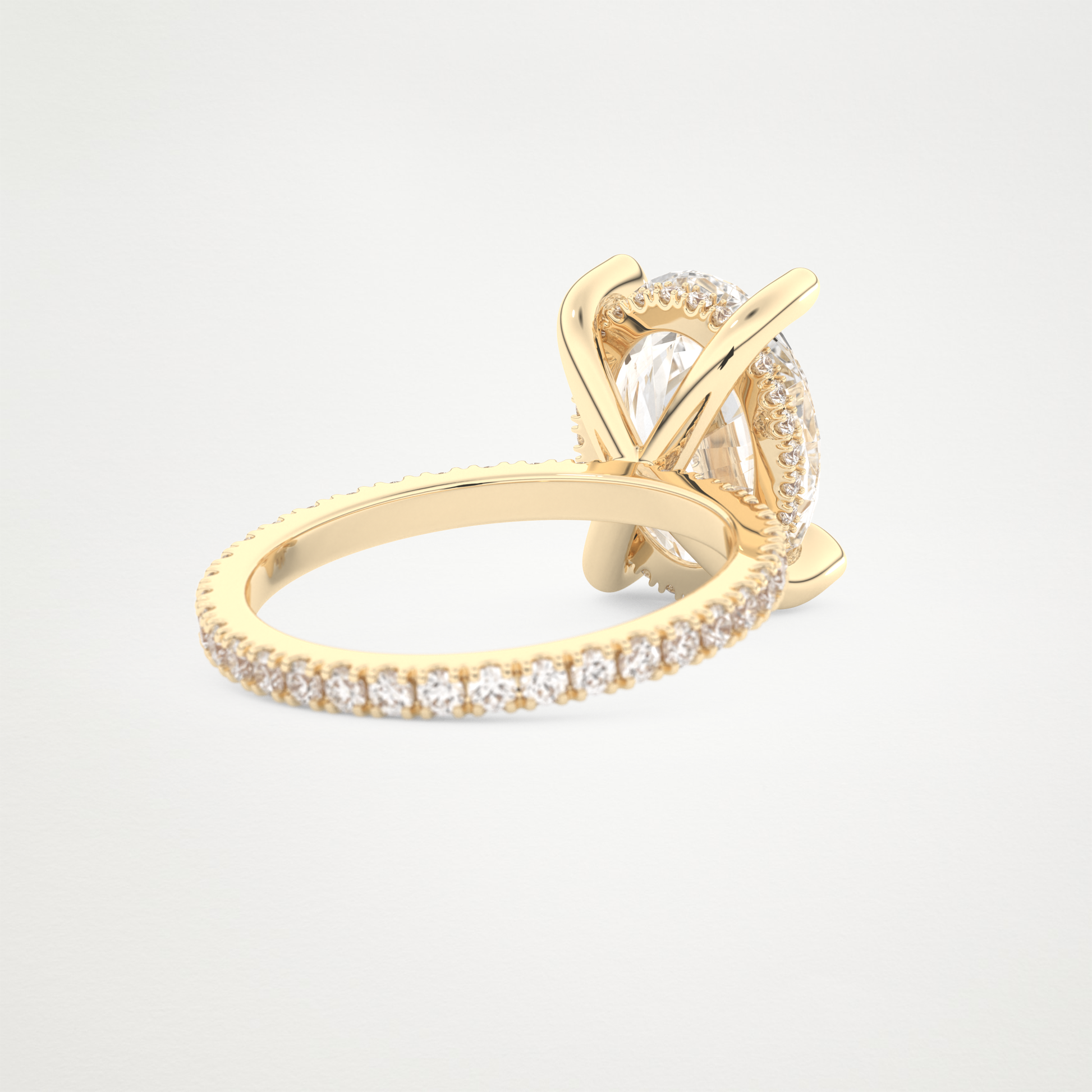 4.30 CT Moissanite Oval Ring – Inspired by Kourtney Kardashian 9
