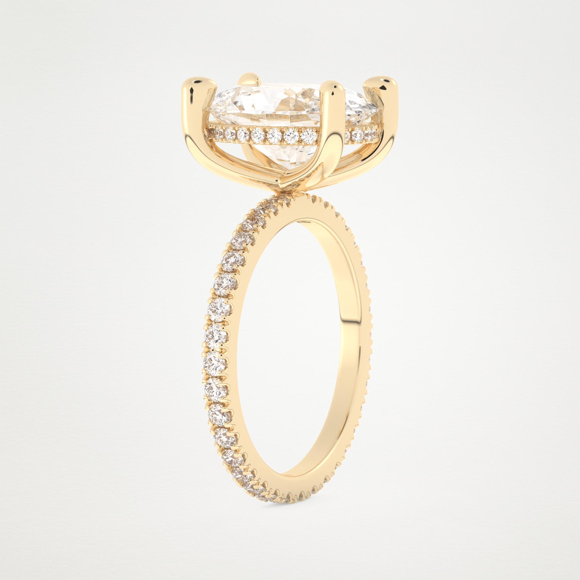 4.30 CT Moissanite Oval Ring – Inspired by Kourtney Kardashian 10