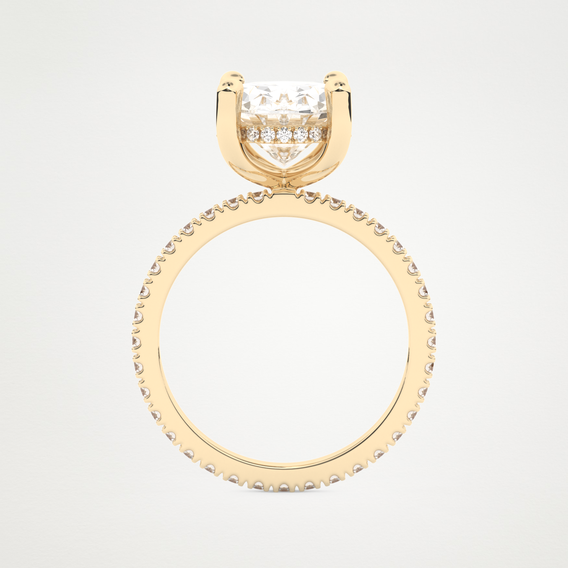 4.30 CT Moissanite Oval Ring – Inspired by Kourtney Kardashian 11