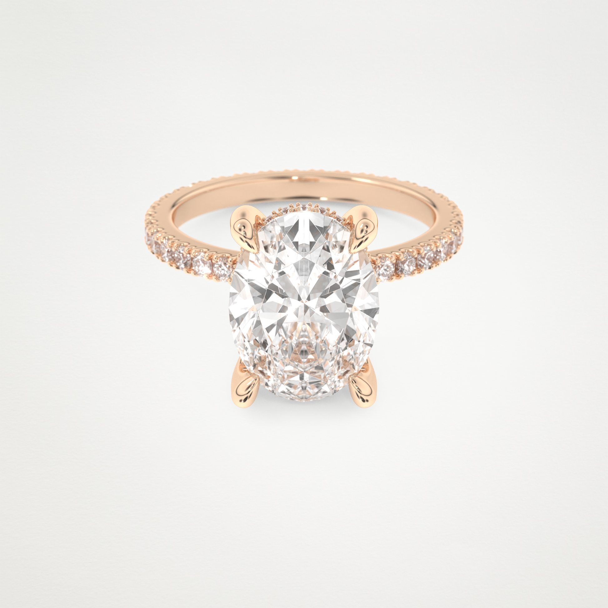 4.30 CT Moissanite Oval Ring – Inspired by Kourtney Kardashian 13