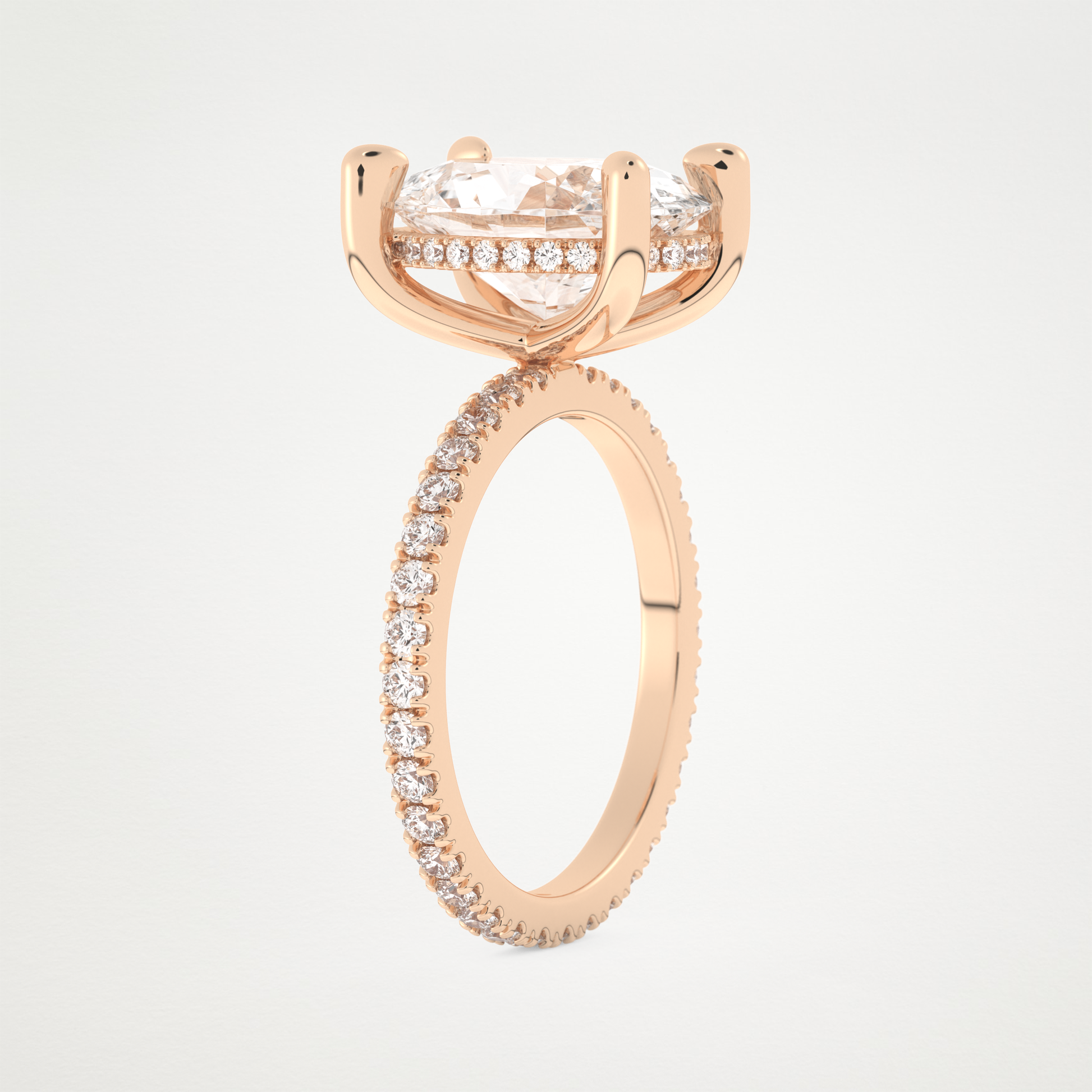 4.30 CT Moissanite Oval Ring – Inspired by Kourtney Kardashian 16