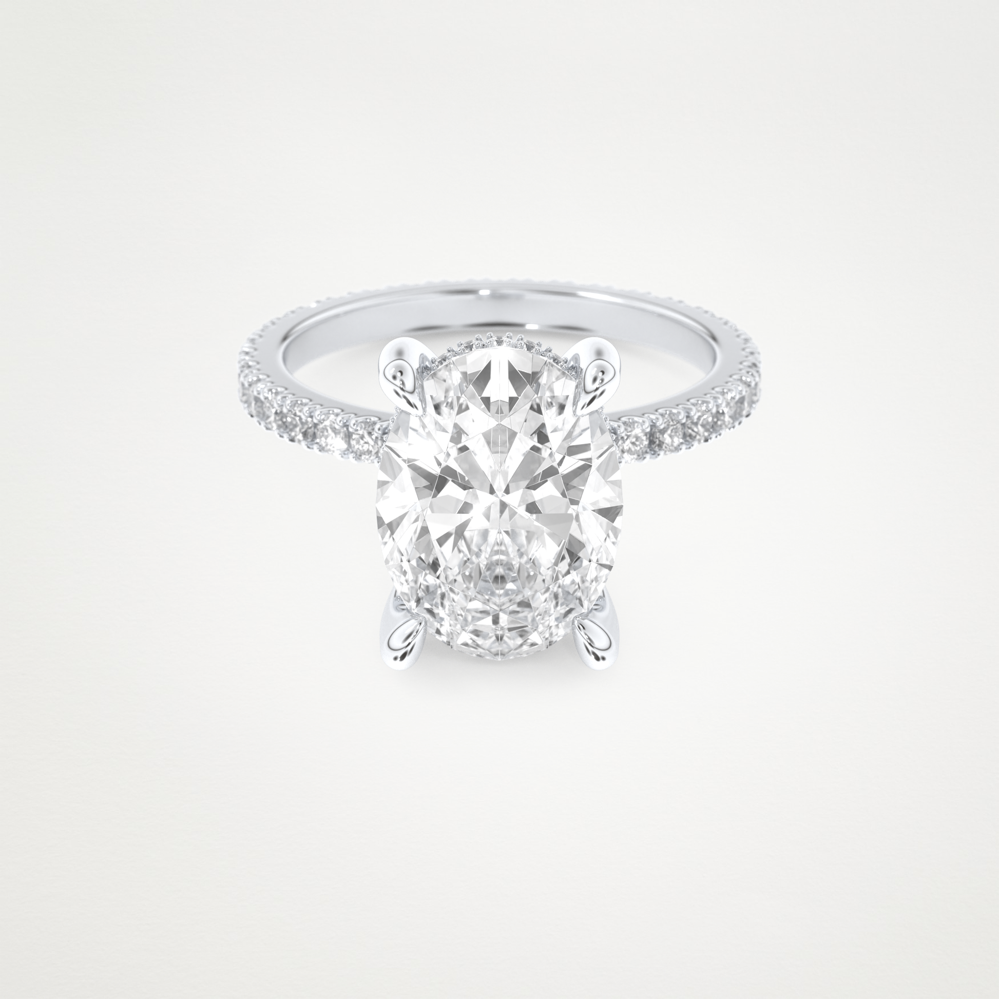 4.30 CT Moissanite Oval Ring – Inspired by Kourtney Kardashian 1