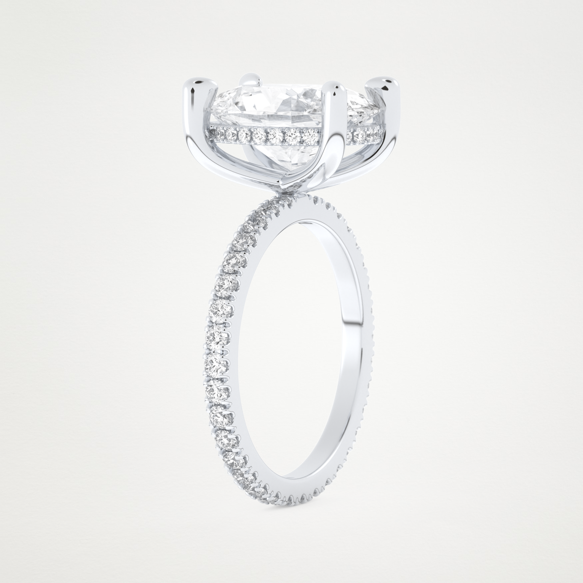 4.30 CT Moissanite Oval Ring – Inspired by Kourtney Kardashian 4