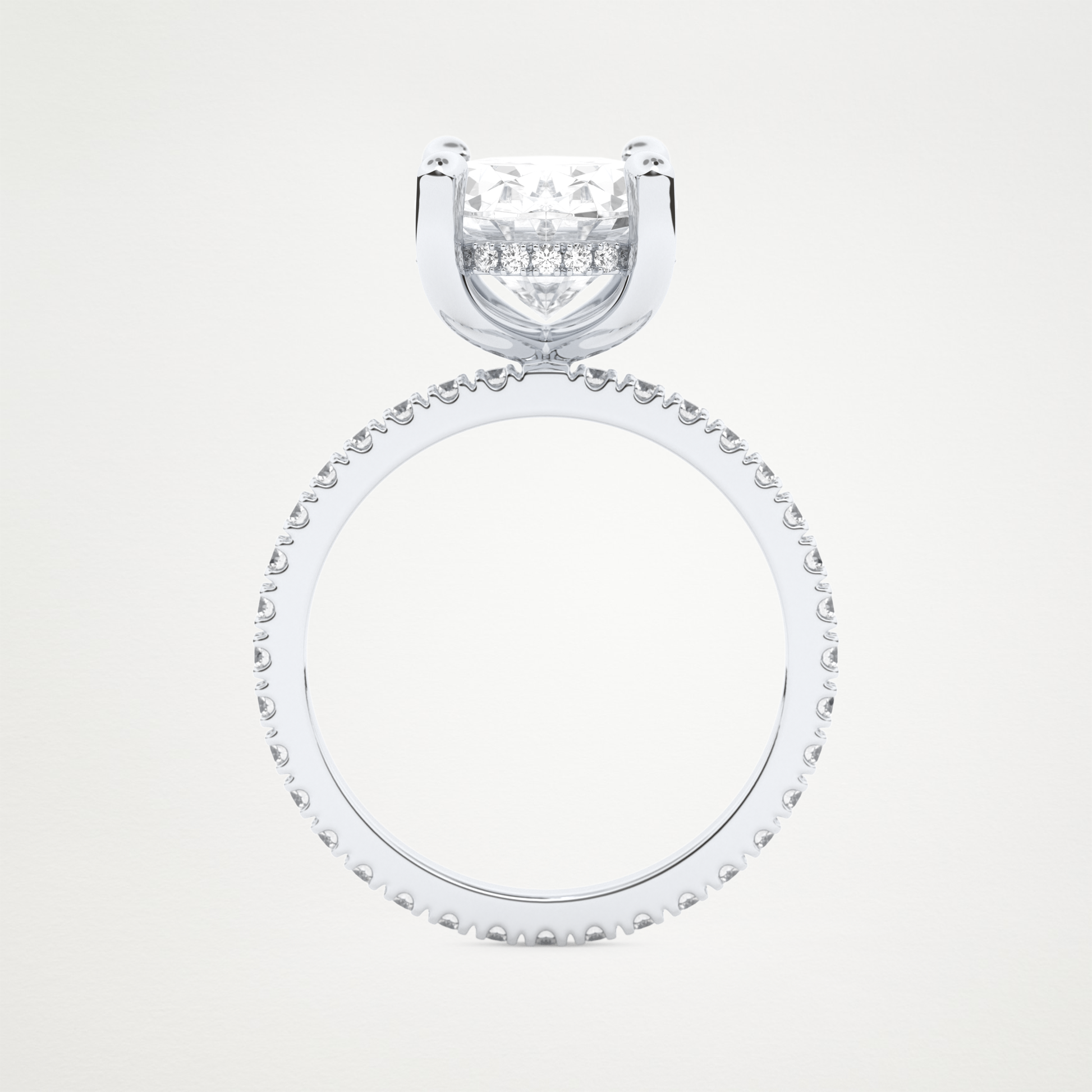 4.30 CT Moissanite Oval Ring – Inspired by Kourtney Kardashian 5