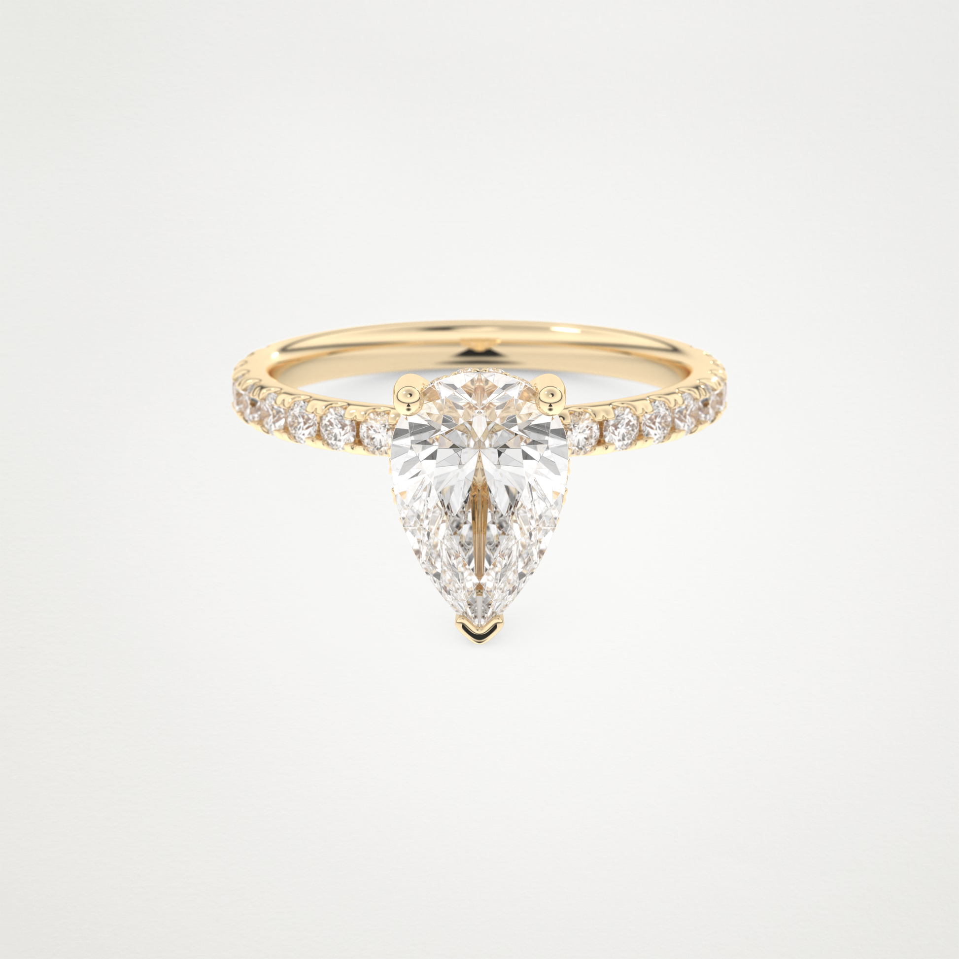 3 CT Moissanite Pear Ring – Inspired by Margot Robbie 7