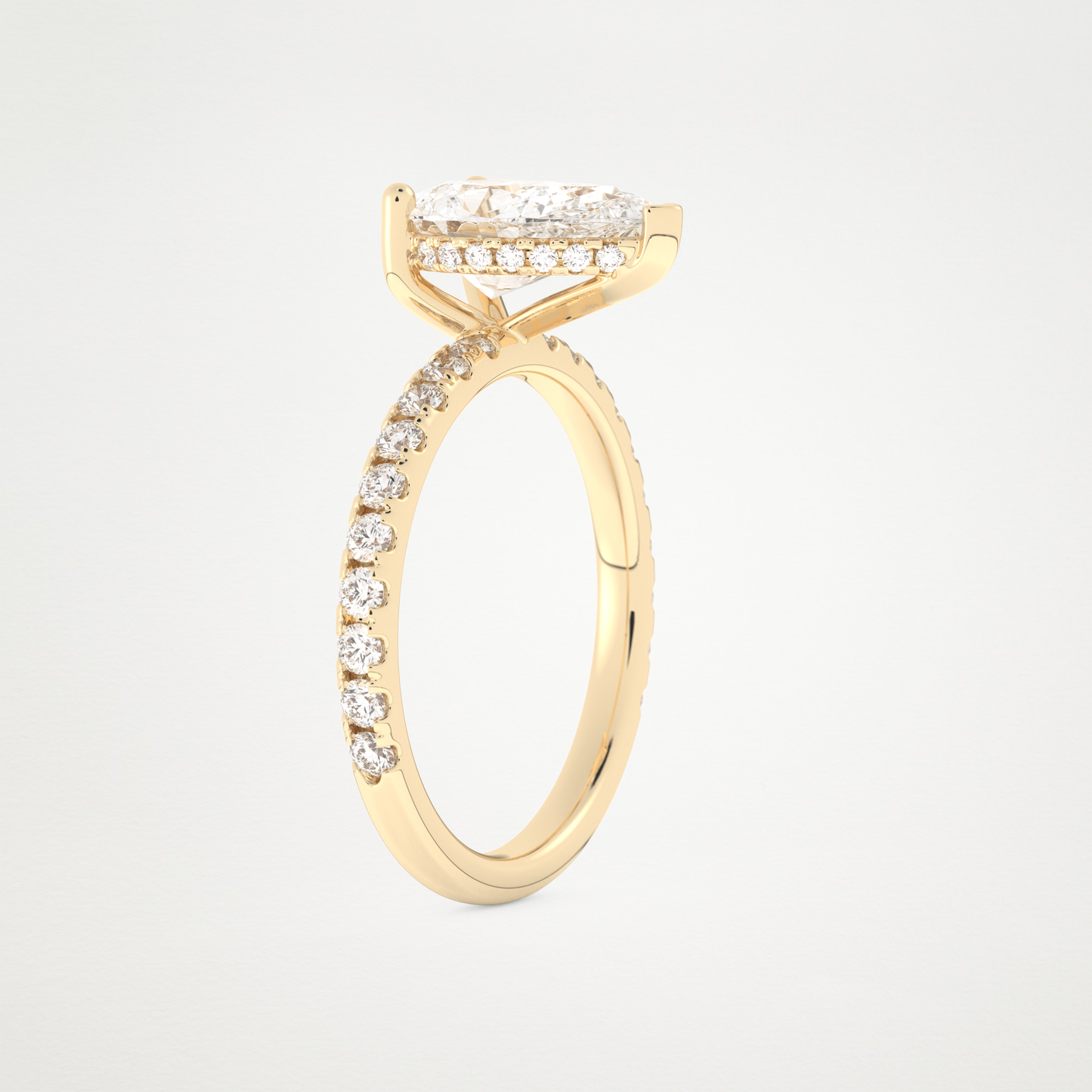 3 CT Moissanite Pear Ring – Inspired by Margot Robbie 10