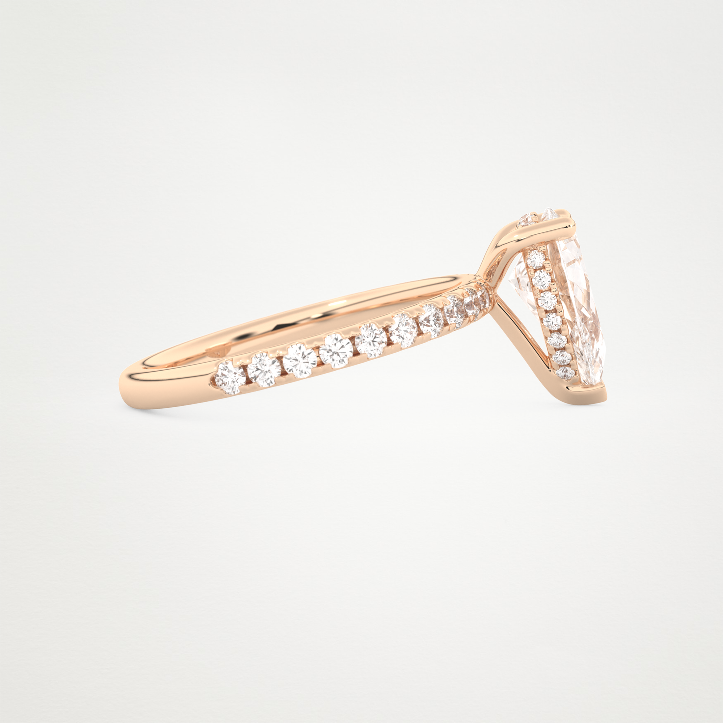 3 CT Moissanite Pear Ring – Inspired by Margot Robbie 14
