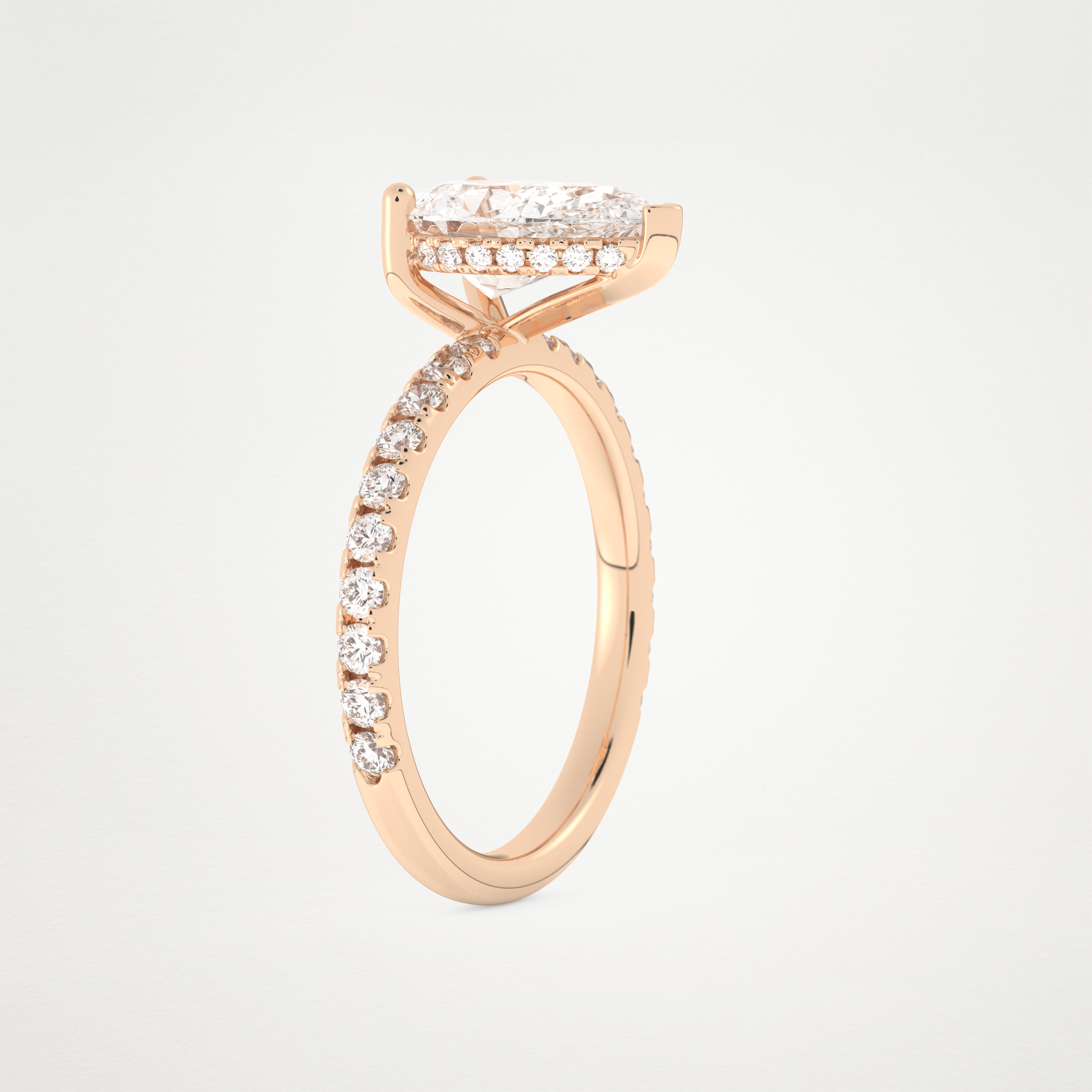 3 CT Moissanite Pear Ring – Inspired by Margot Robbie 16