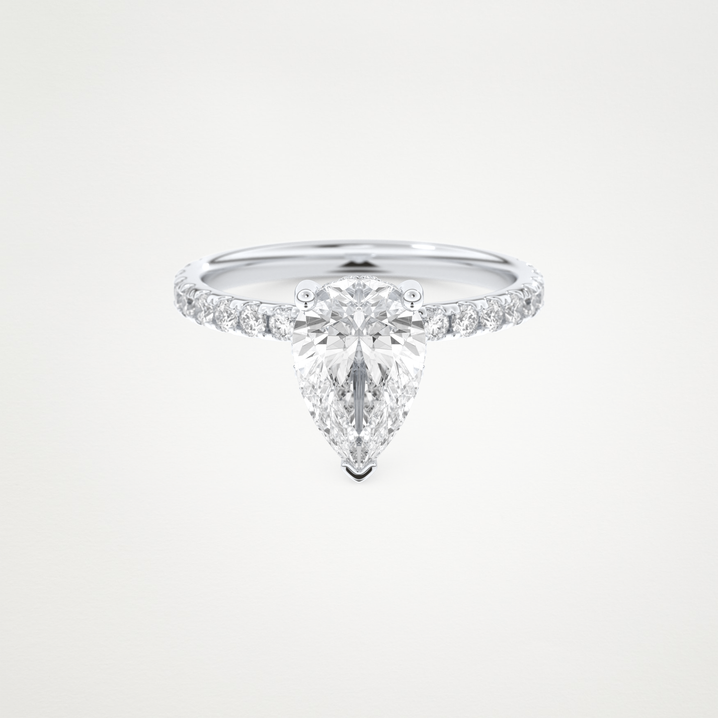 3 CT Moissanite Pear Ring – Inspired by Margot Robbie 1