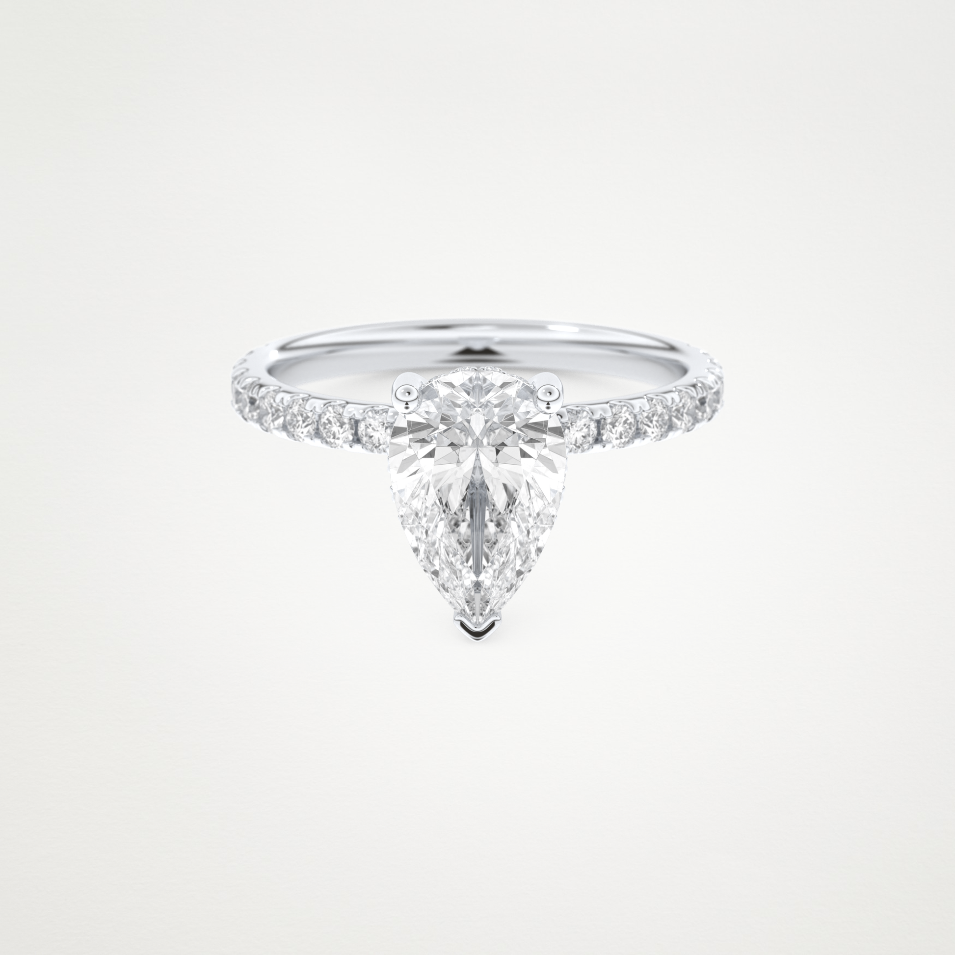 3 CT Moissanite Pear Ring – Inspired by Margot Robbie 1
