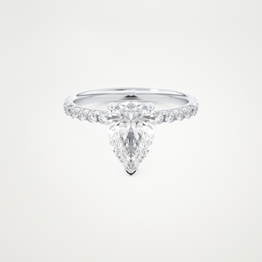 3 CT Moissanite Pear Ring – Inspired by Margot Robbie 1