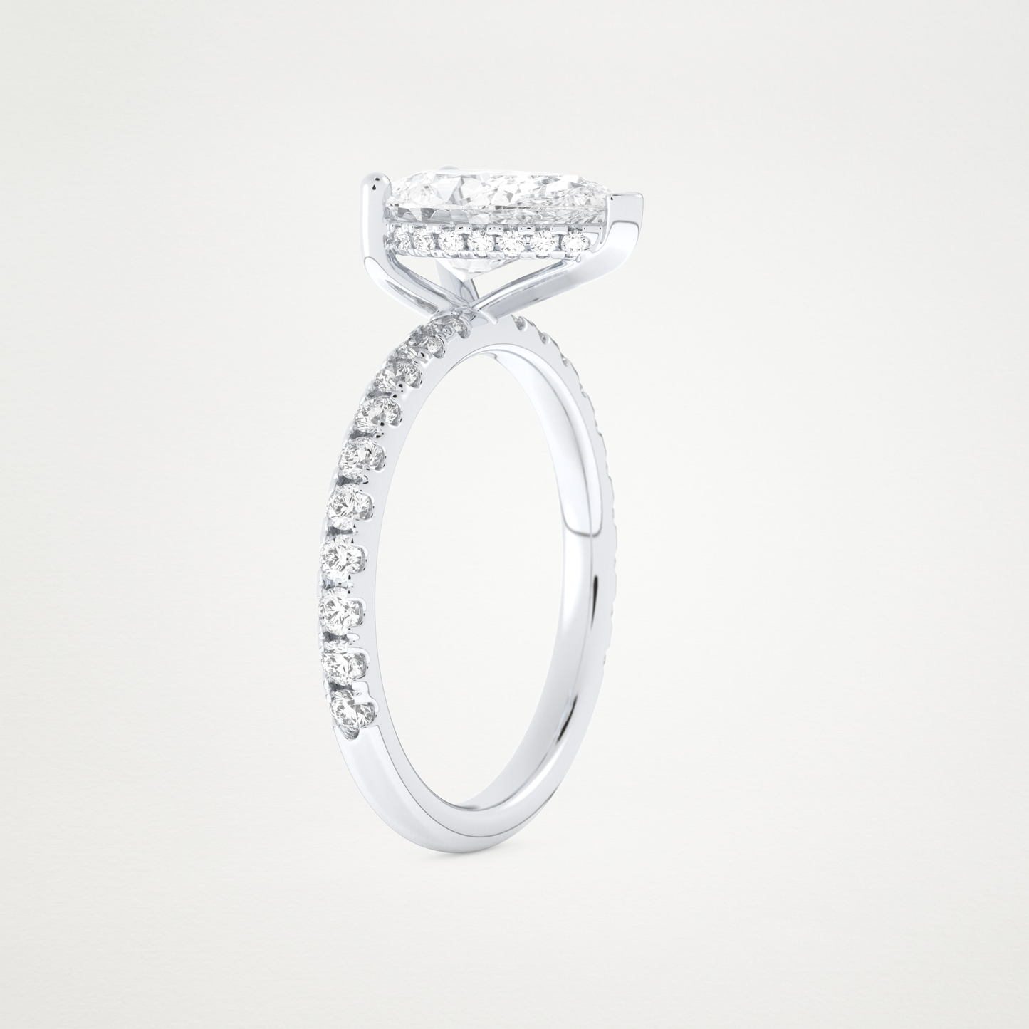 3 CT Moissanite Pear Ring – Inspired by Margot Robbie 4