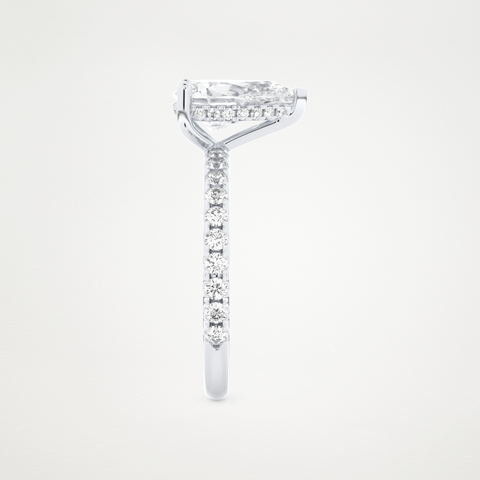 3 CT Moissanite Pear Ring – Inspired by Margot Robbie 6