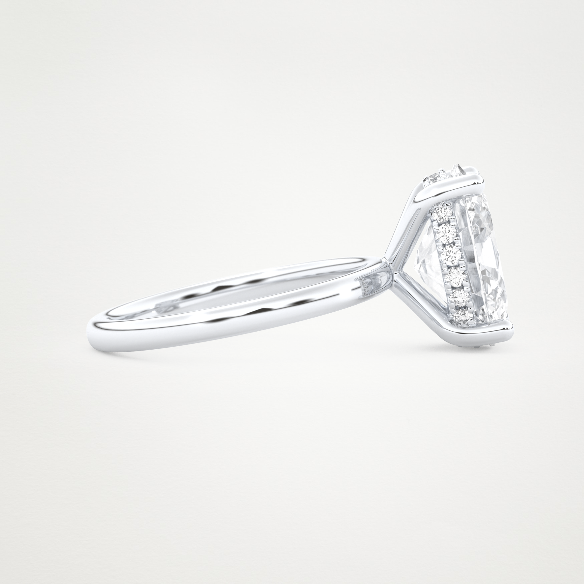 4.30 CT Moissanite Oval Ring – Inspired by Nina Dobrev 2