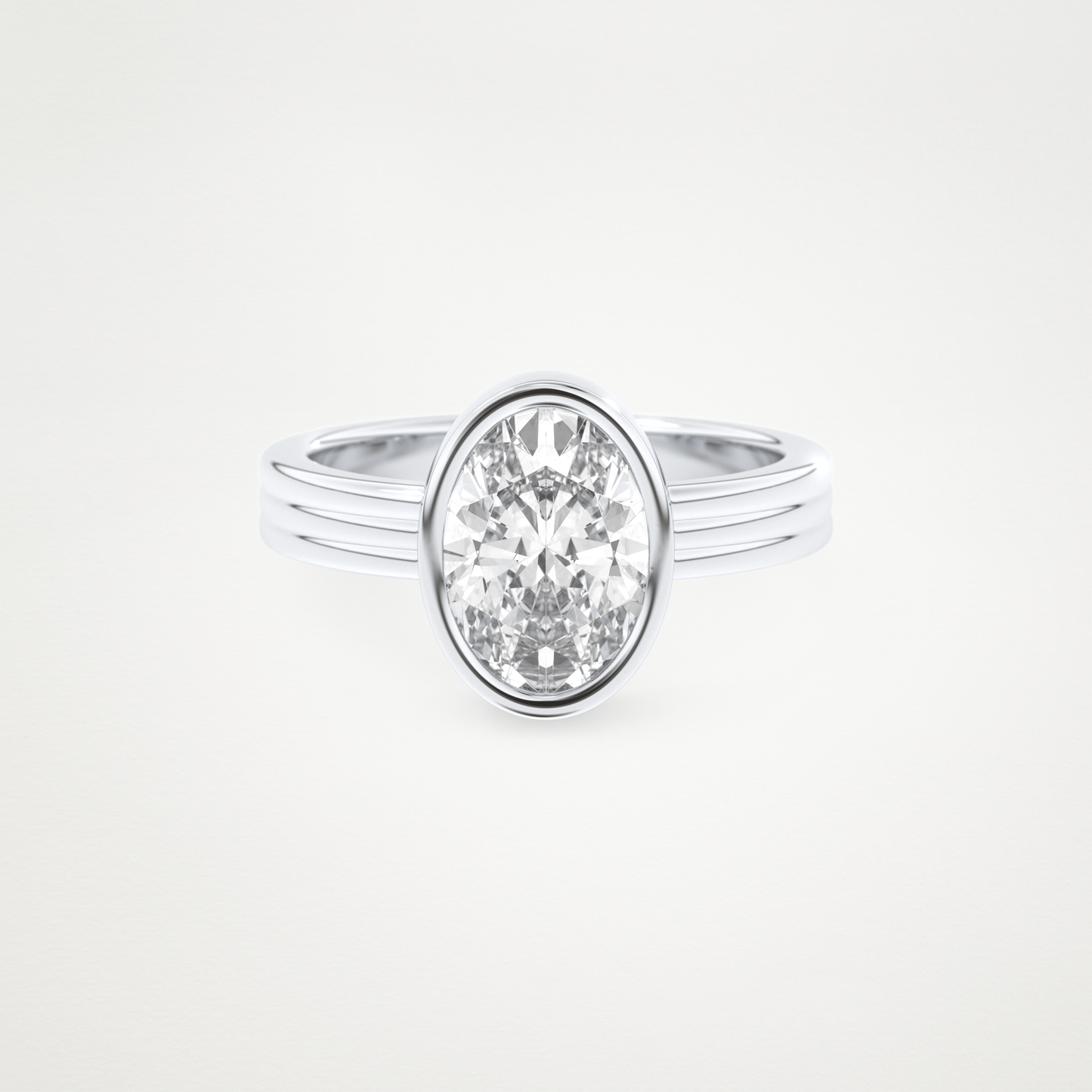 2.20 CT Moissanite Oval Ring – Inspired by Phoebe Dynevor 1