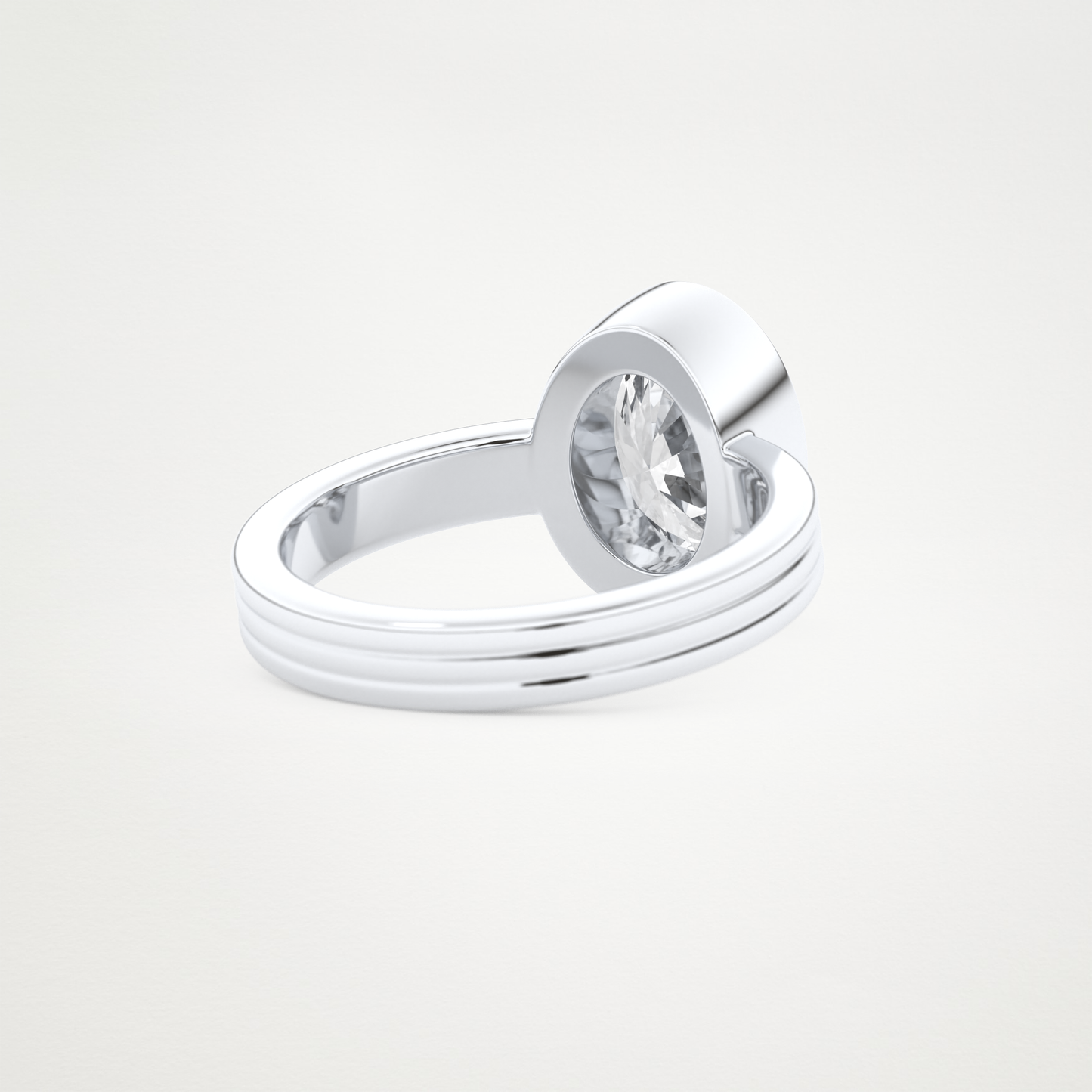 2.20 CT Moissanite Oval Ring – Inspired by Phoebe Dynevor 3