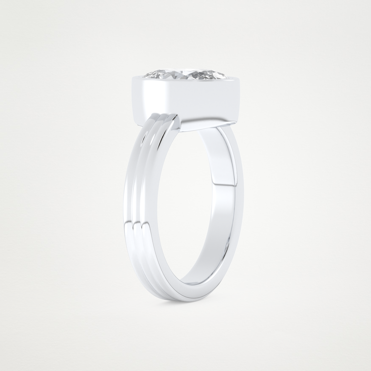 2.20 CT Moissanite Oval Ring – Inspired by Phoebe Dynevor 18