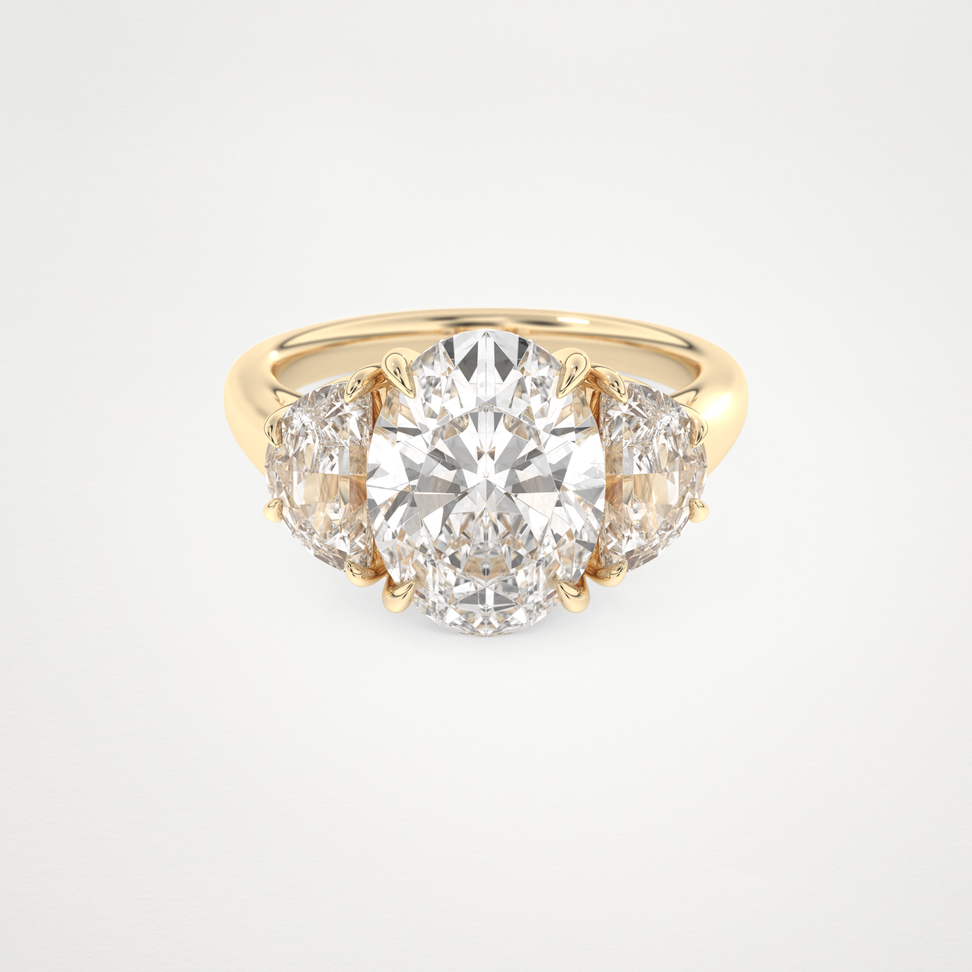 4.30 CT Moissanite Oval Ring – Inspired by Serena Williams 7
