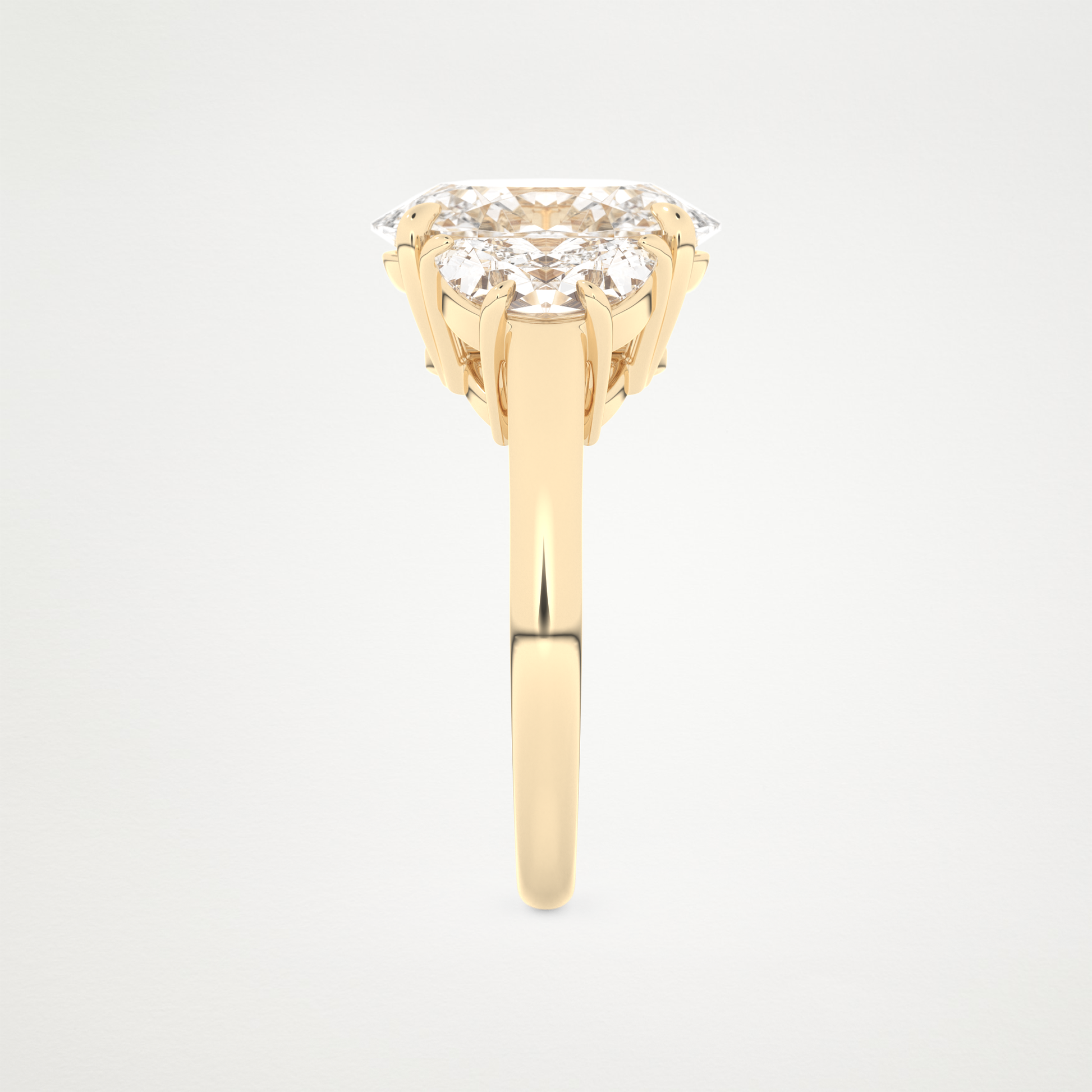 4.30 CT Moissanite Oval Ring – Inspired by Serena Williams 12