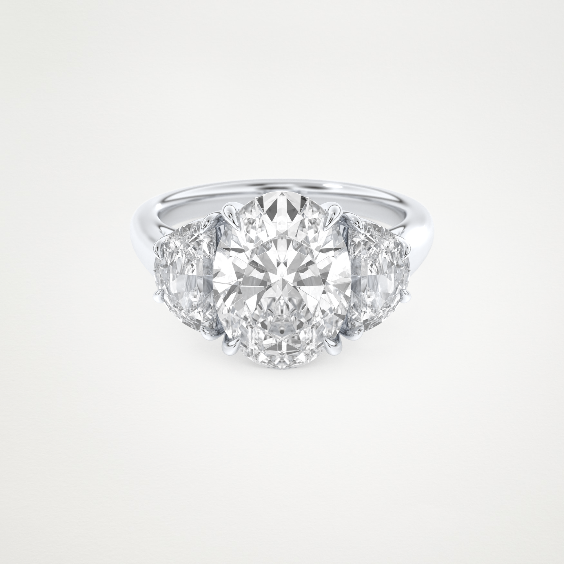 4.30 CT Moissanite Oval Ring – Inspired by Serena Williams 1