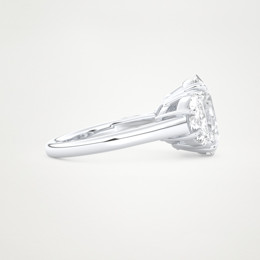 4.30 CT Moissanite Oval Ring – Inspired by Serena Williams 2