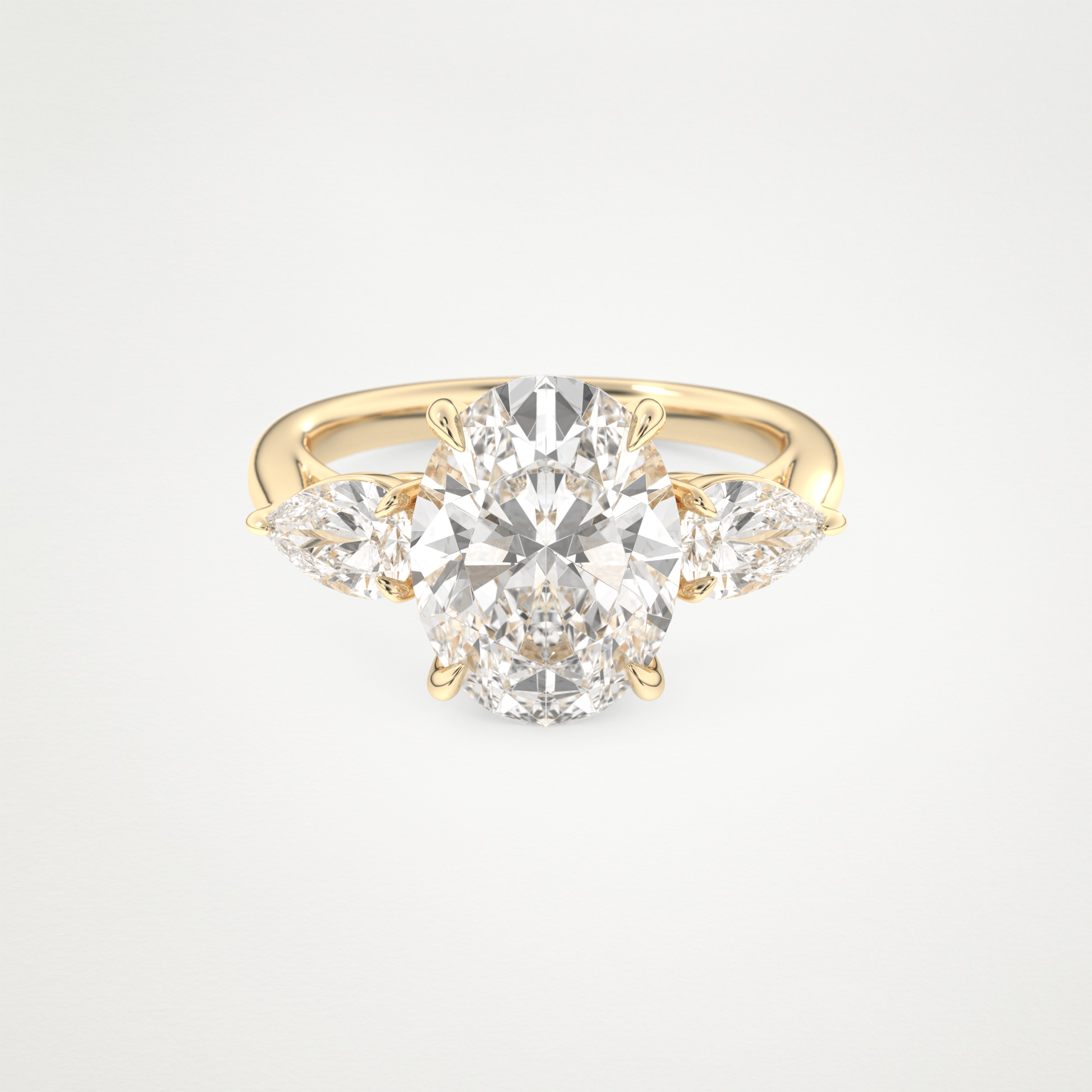 4.30 CT Moissanite Oval Ring – Inspired by Winnie Harlow 7