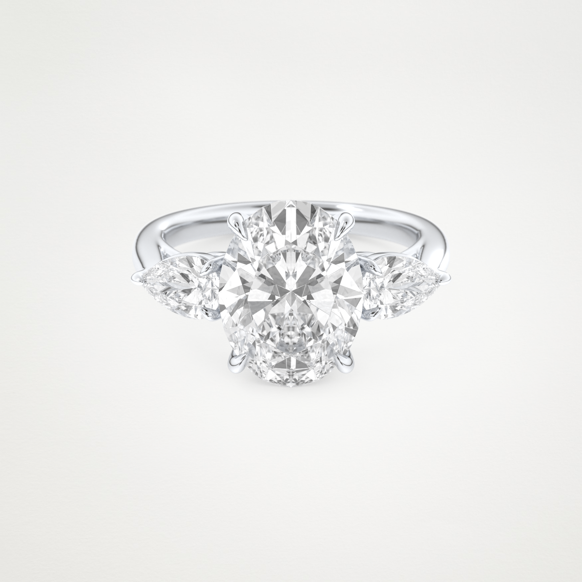 4.30 CT Moissanite Oval Ring – Inspired by Winnie Harlow 1