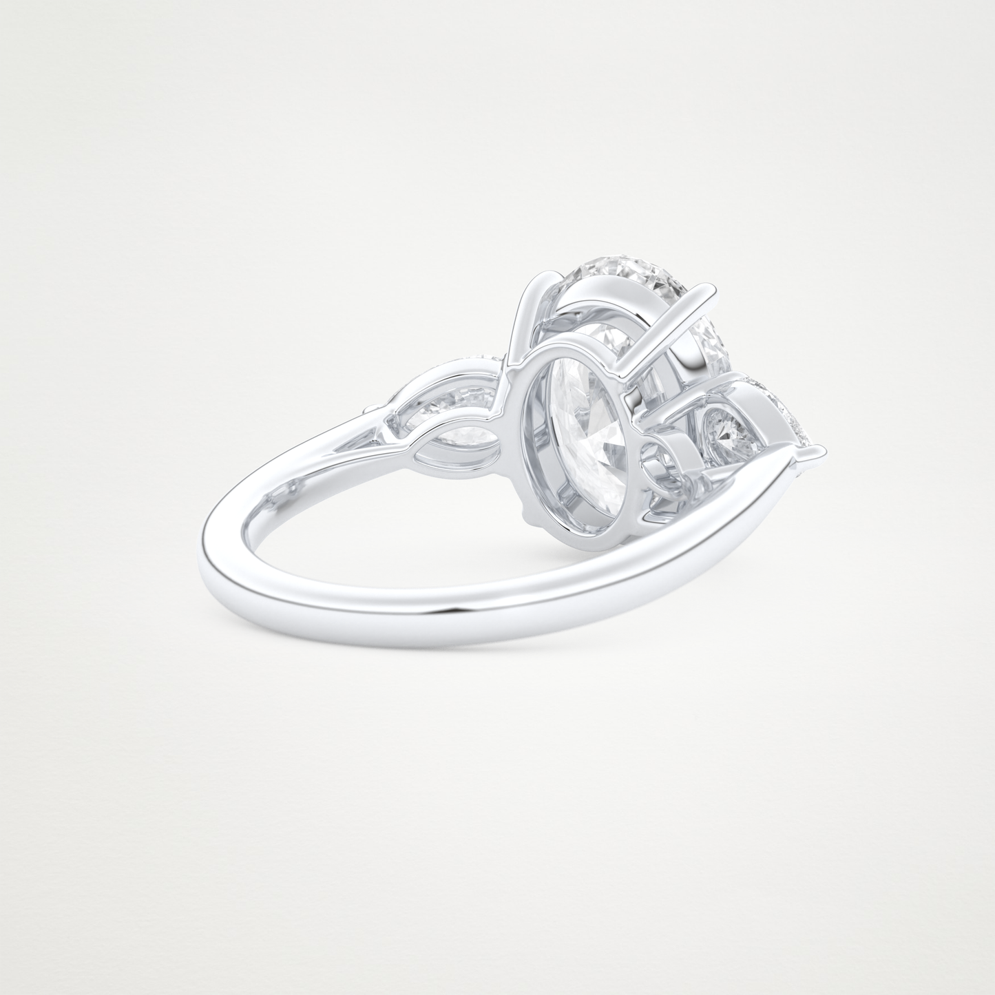 4.30 CT Moissanite Oval Ring – Inspired by Winnie Harlow 3