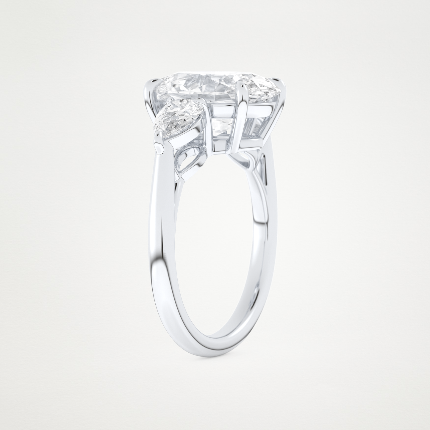 4.30 CT Moissanite Oval Ring – Inspired by Winnie Harlow 4