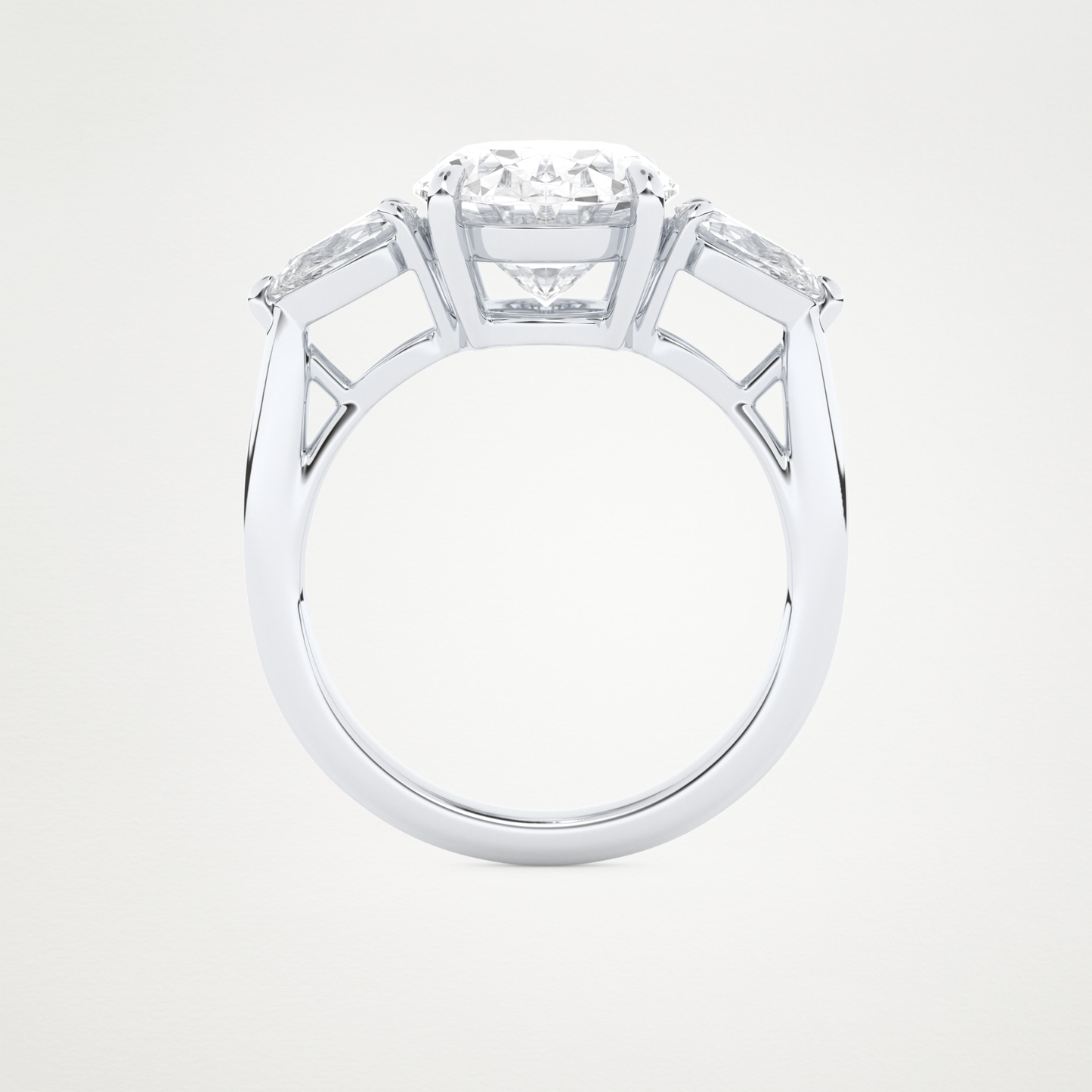 4.30 CT Moissanite Oval Ring – Inspired by Winnie Harlow 5