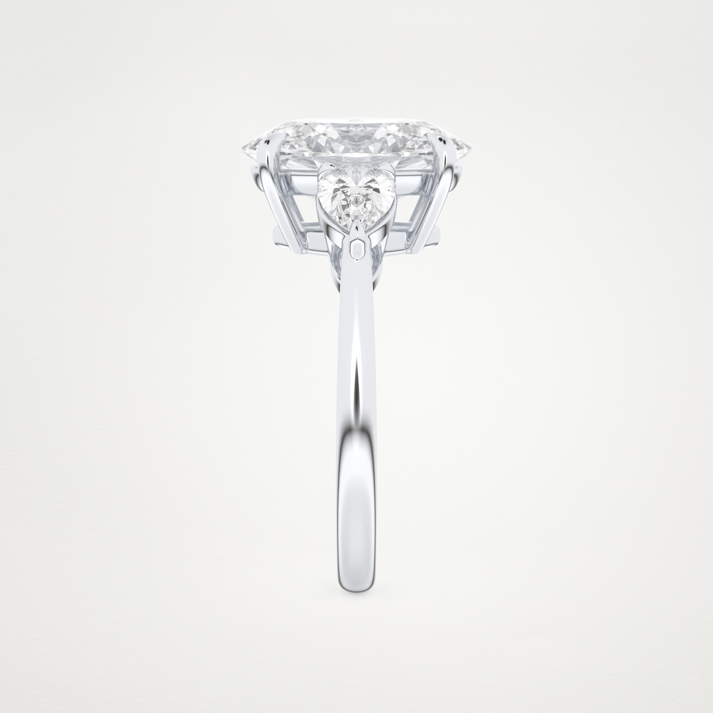 4.30 CT Moissanite Oval Ring – Inspired by Winnie Harlow 6