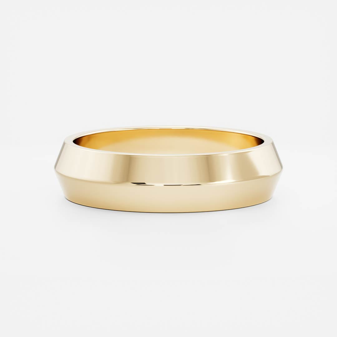 Stunning Knife Edge Wedding Bands