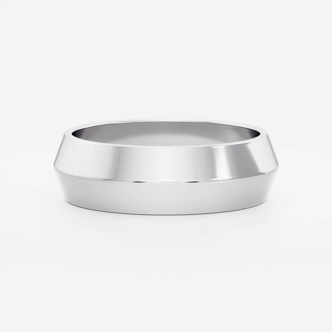 Stunning Knife Edge Wedding Bands