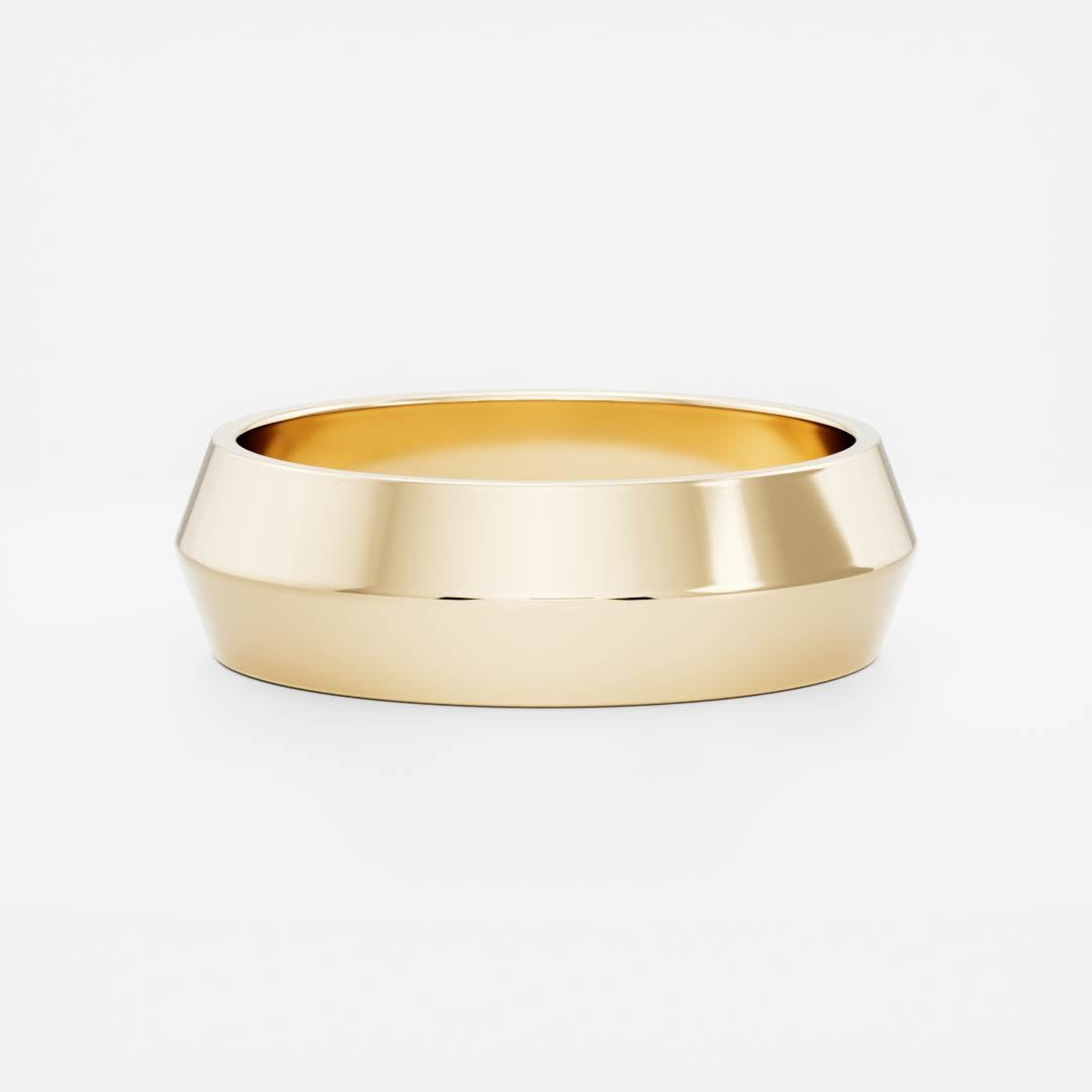 Stunning Knife Edge Wedding Bands
