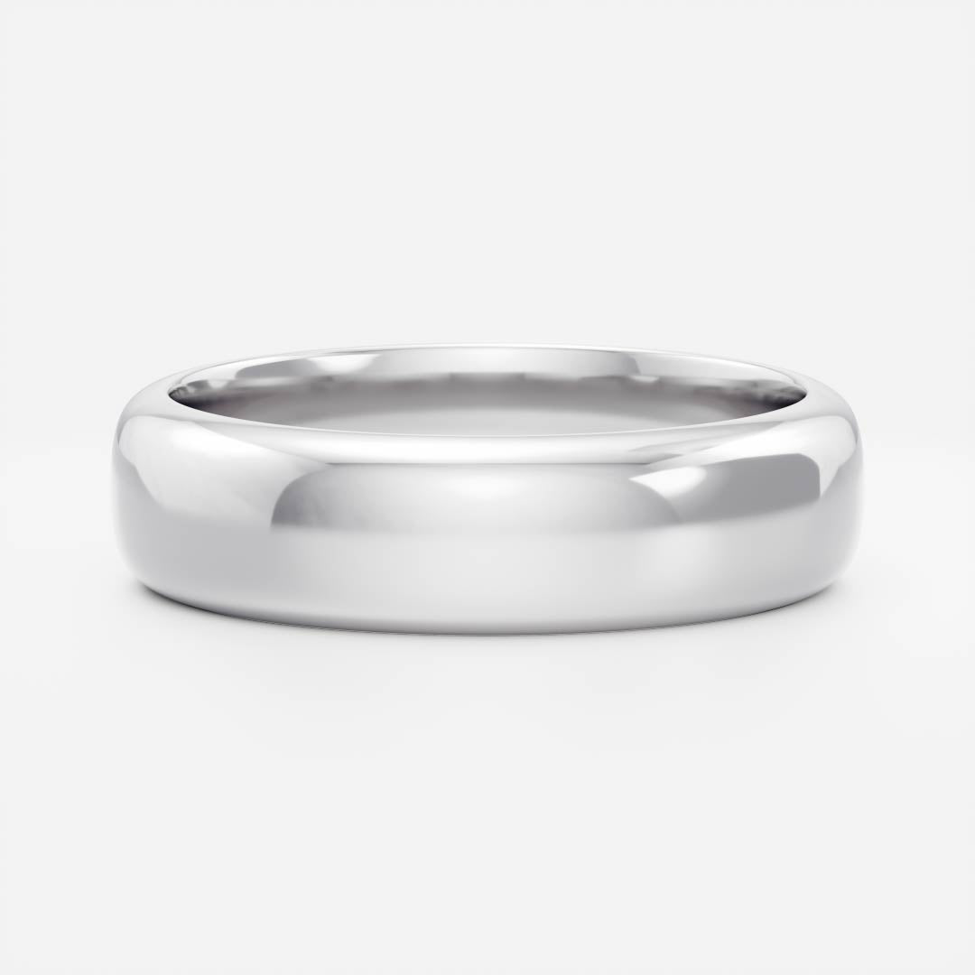 Classic Comfort Fit Wedding Band For Men's