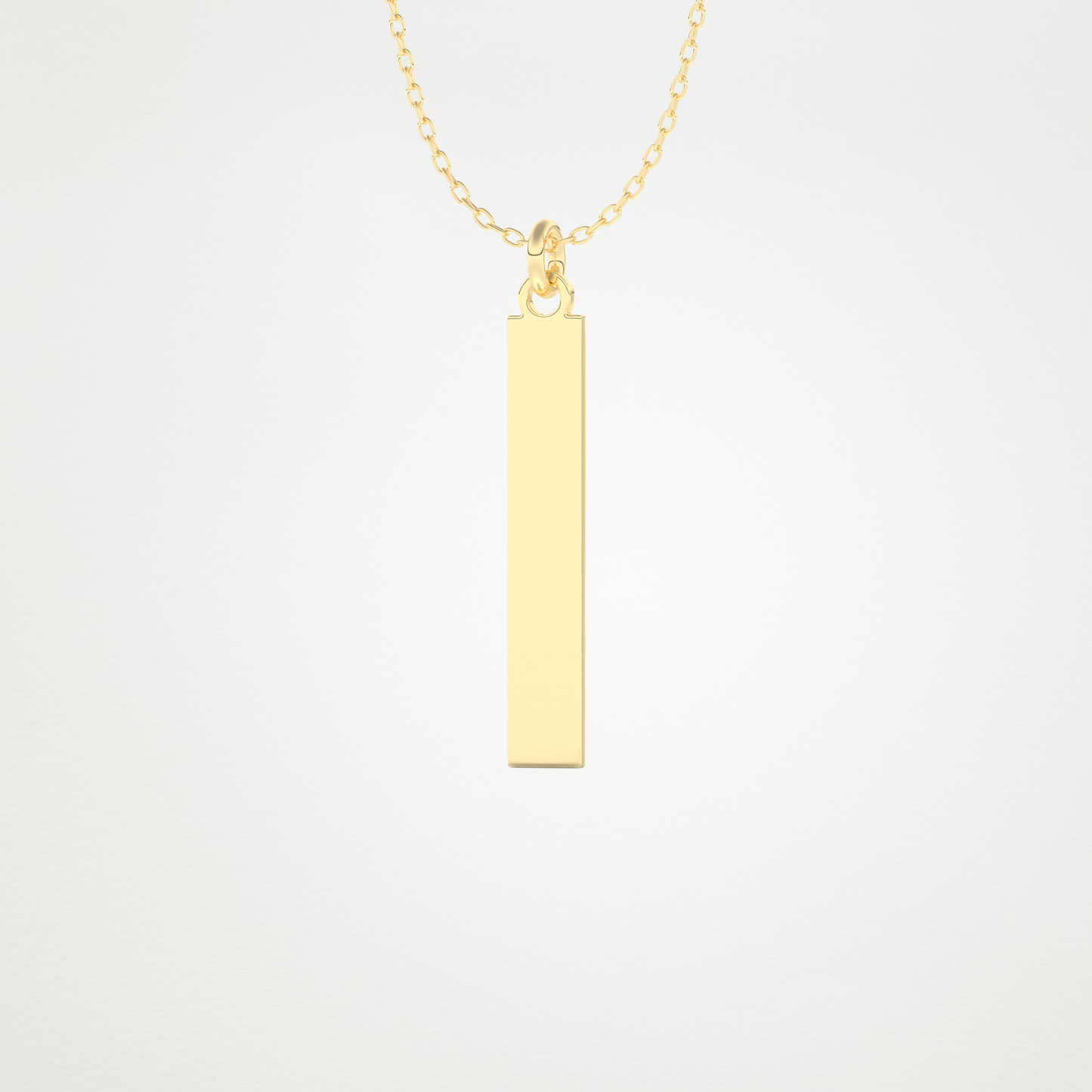 Custom Photo Printed Pendant Necklace – 14K/18K Gold & 925 Silver 9