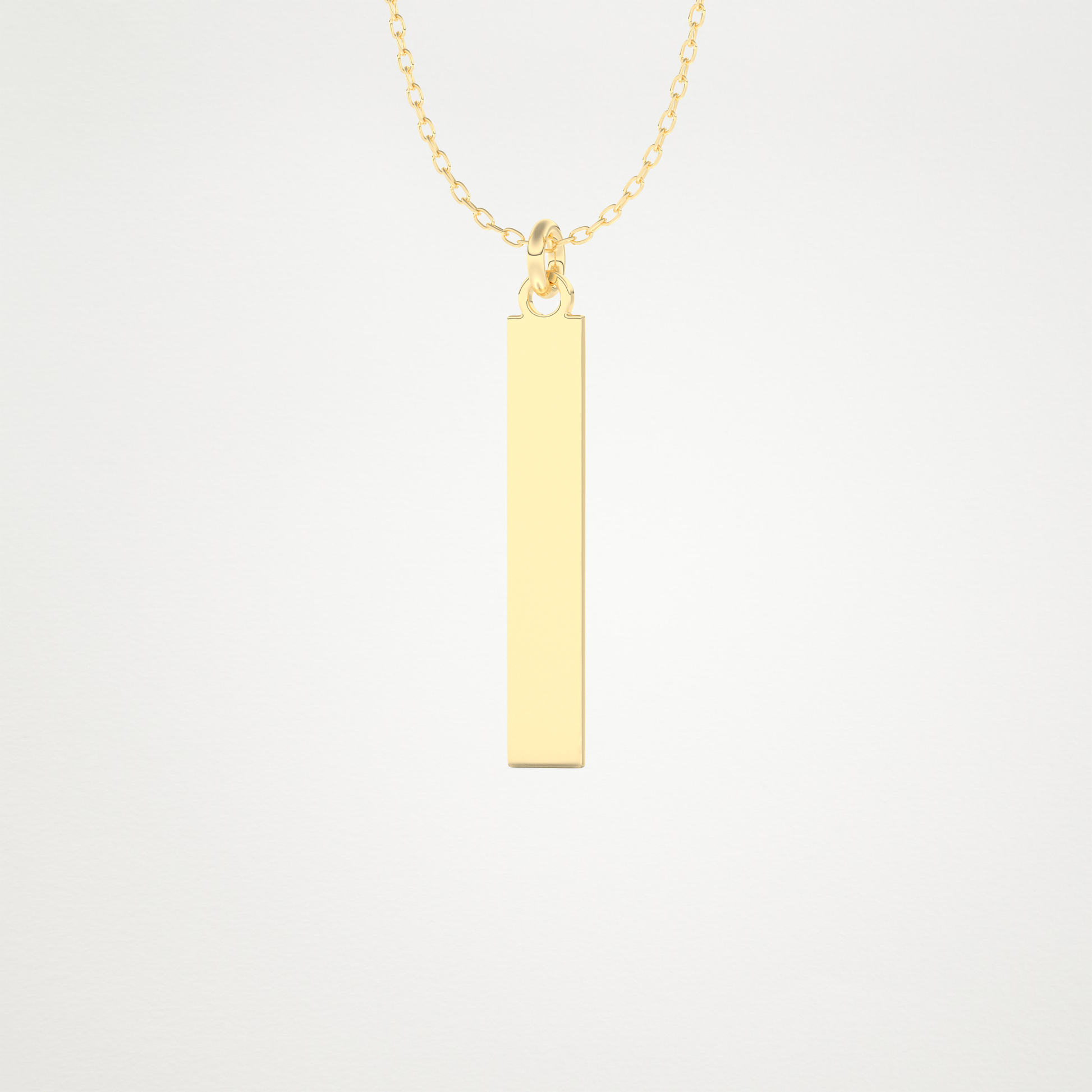 Custom Photo Printed Pendant Necklace – 14K/18K Gold & 925 Silver 9