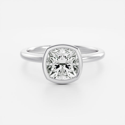 Marquise Cut Cluster Styled Lab Grown Diamond Engagement Ring