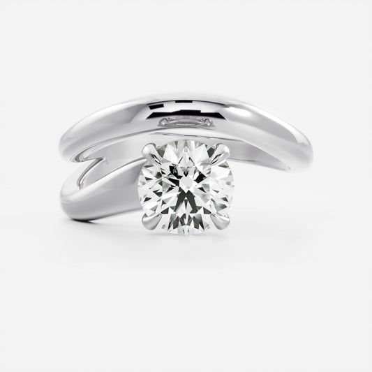 Marquise Cut Cluster Styled Lab Grown Diamond Engagement Ring