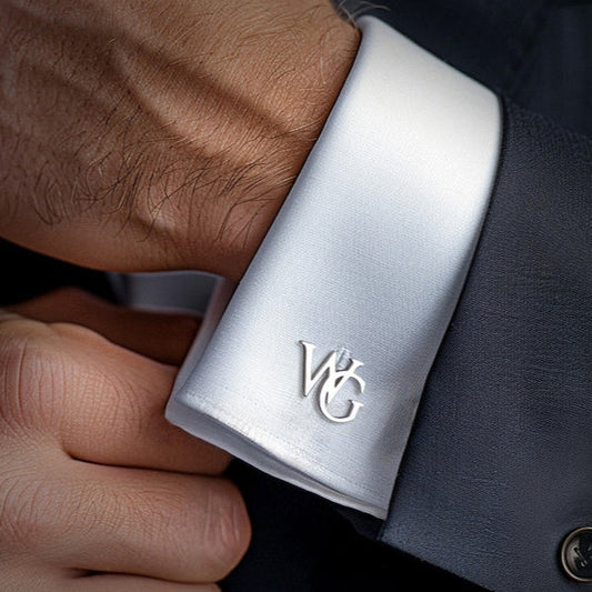 Initial Letter Cufflinks For Men