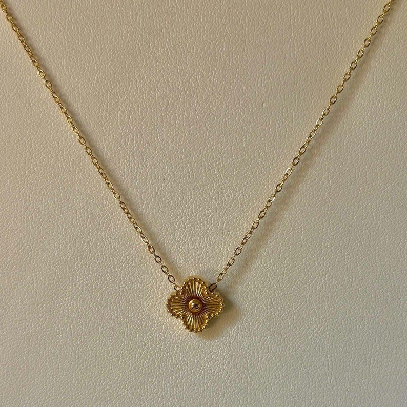 Clover Pendant Necklace For Men
